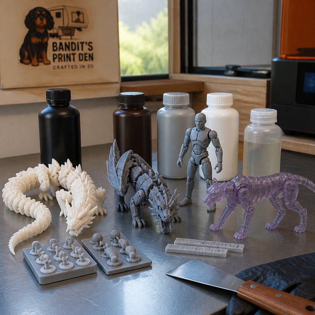Best Resin Types for Articulated 3D Prints