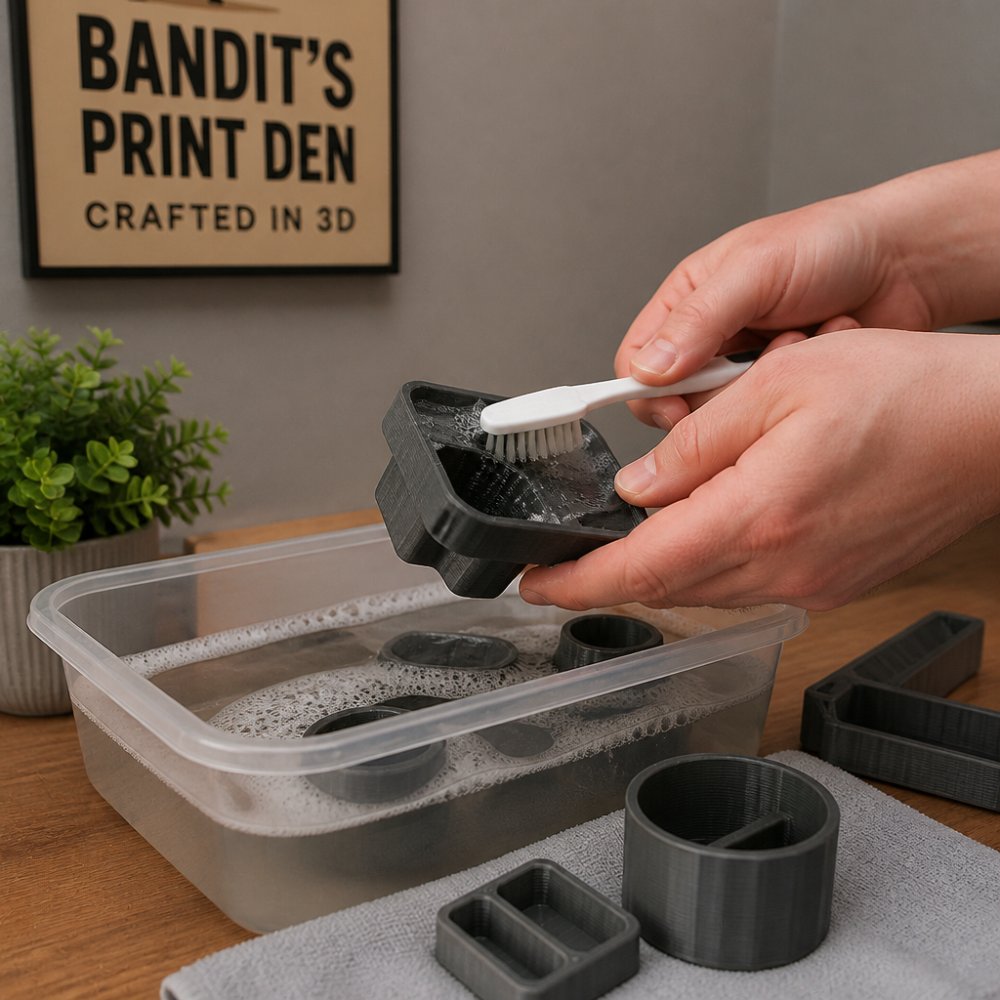 How to Clean 3D Printed Desk Accessories