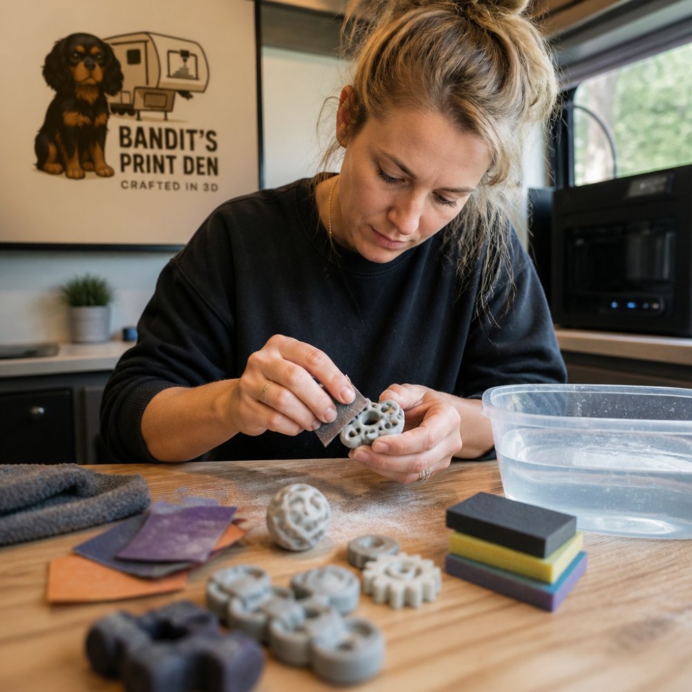 How to Smooth 3D Printed Fidget Surfaces