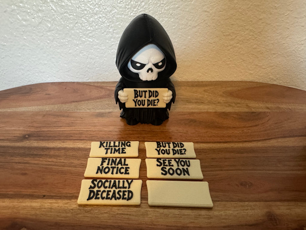 AWA Grim - Funny Grim Reaper Desk Buddy | Holidays with Attitude | 3D Printed