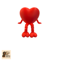 Heart On A Shelf – 3D Printed Shelf Sitter Figurine