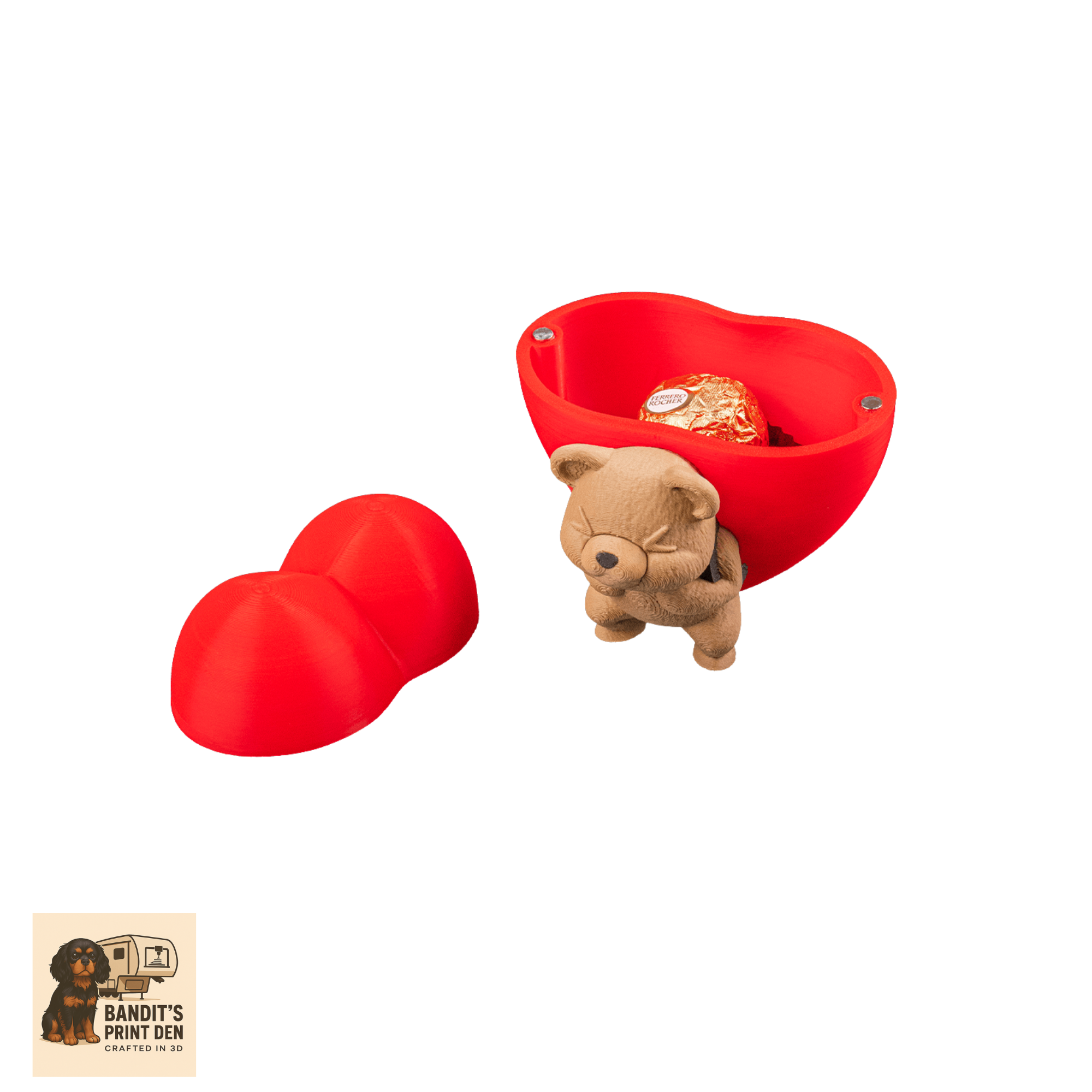 Heart Carrier Container – 3D Printed Valentine Gift Box