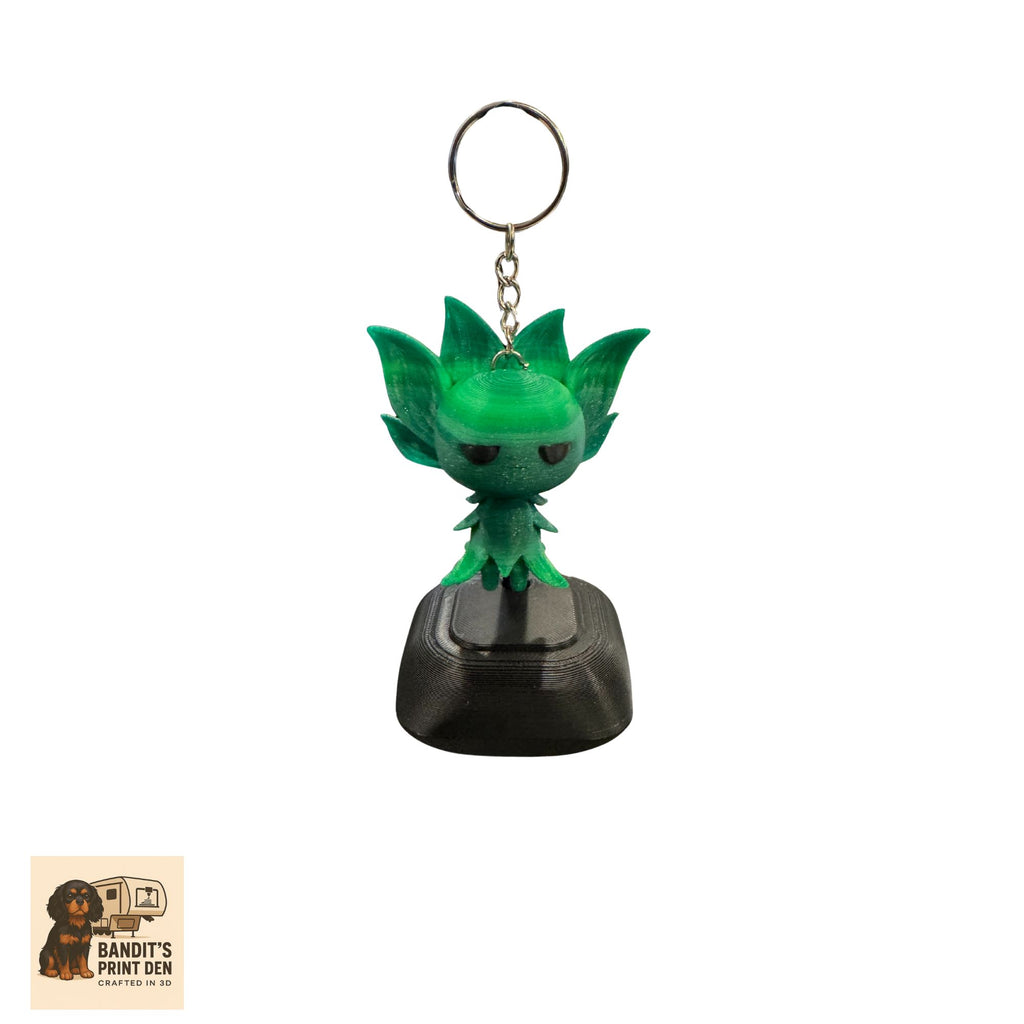 Spirit of the Forest Charms; Keychain; Flower Spirit, Mushroom Spirit, Leaf Spirit, Cactus Spirit, Stone Spirit, Water Spirit, Tree Spirit