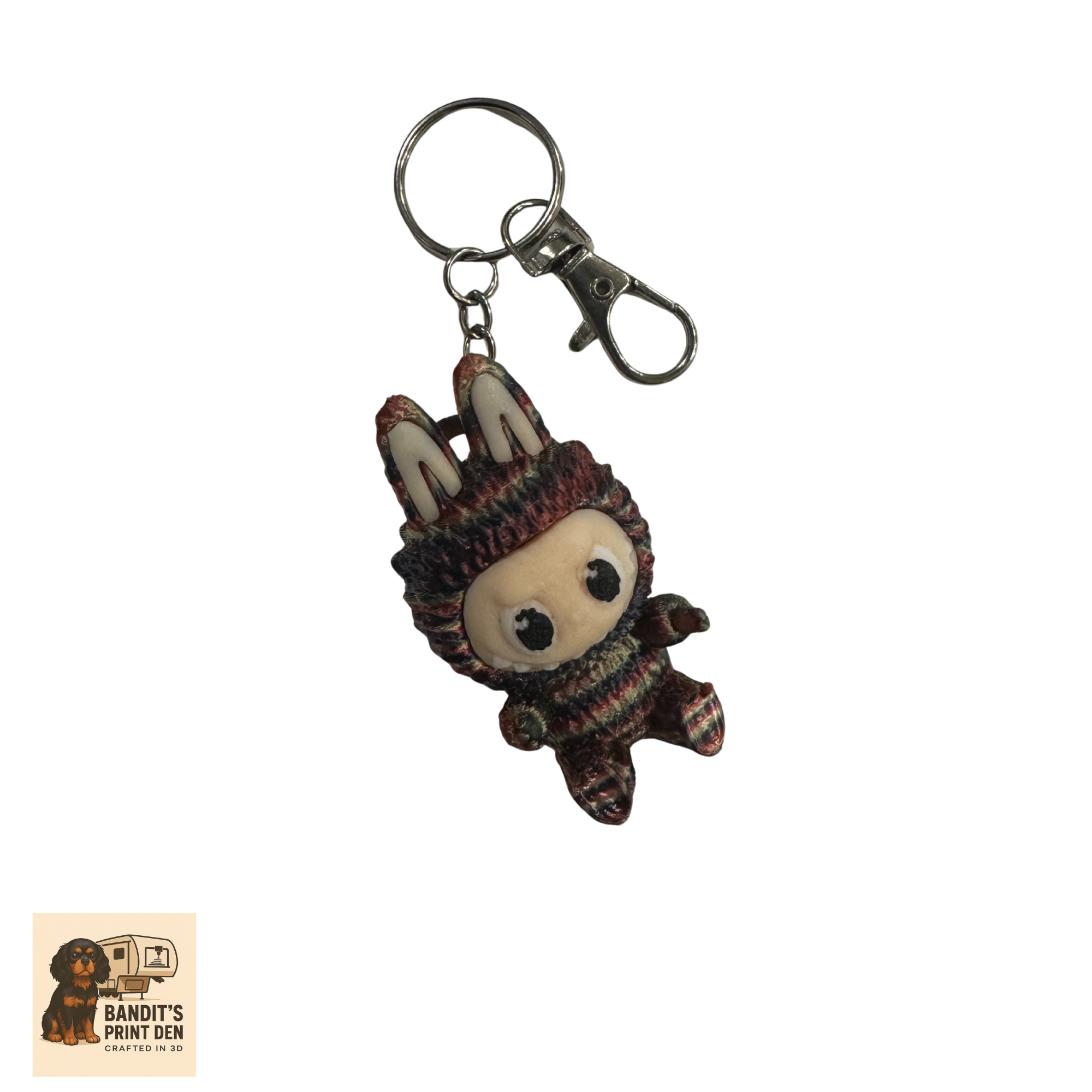 Cozy Critter Keychain –  Cute Character Keychain | Bag Charm | Collector Gift | Handmade Accessory