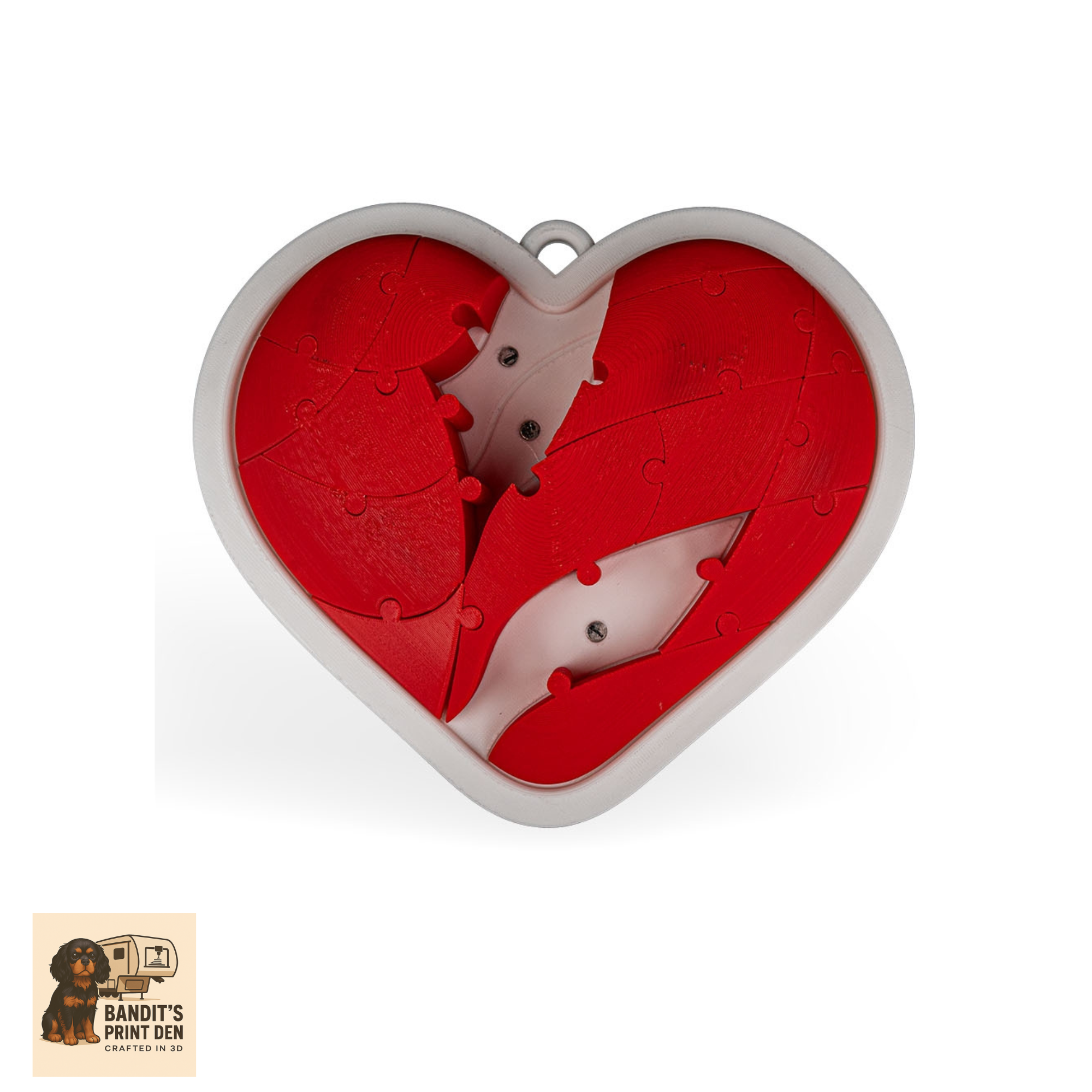 HEART RUSH! – 3D Printed Magnetic Heart Puzzle for Couples