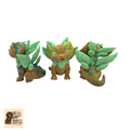 Flora & Flora Dragon Egg – Nature Dragon Figurine & Blooming Egg Display