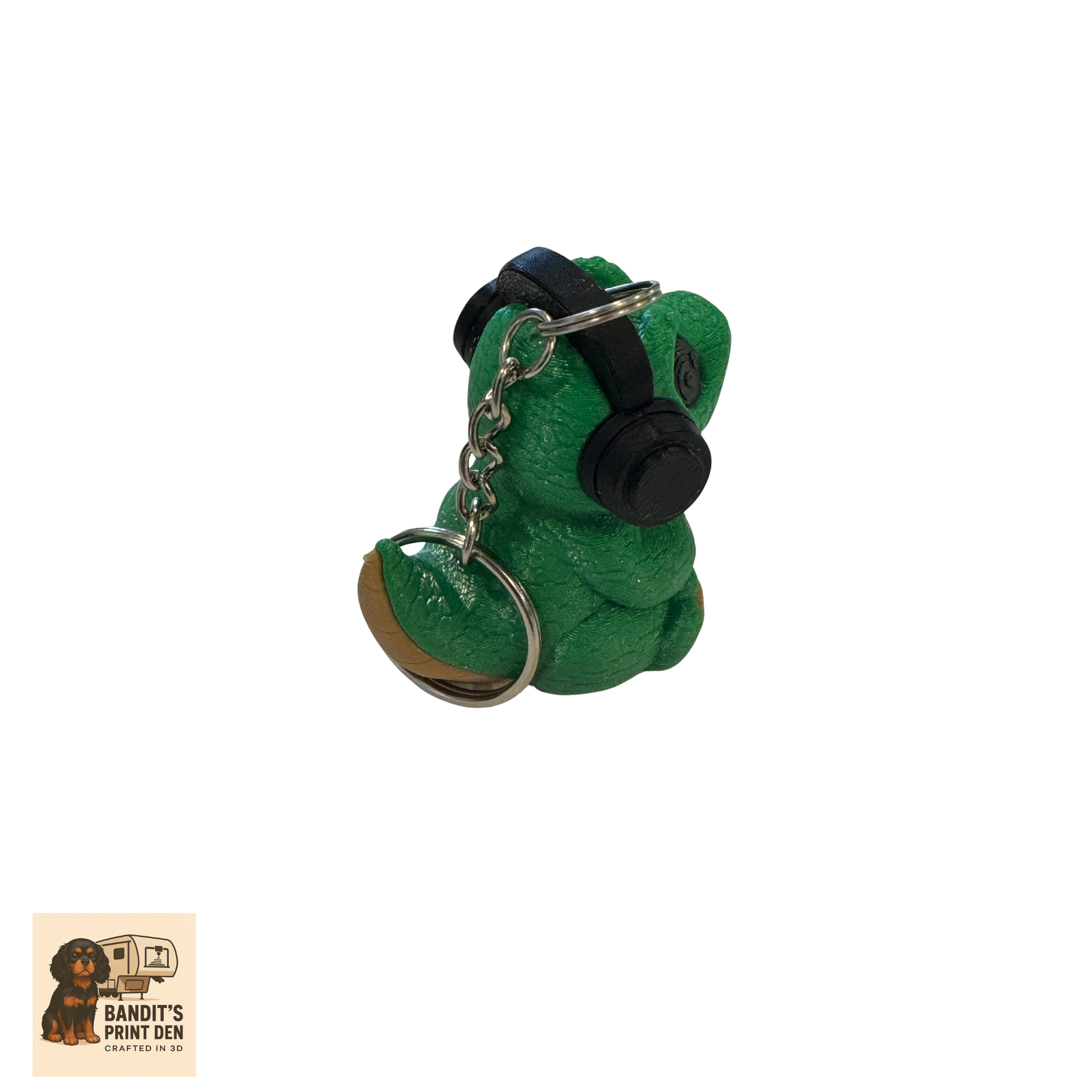 Gamer Dino Keychain / Backpack Clip