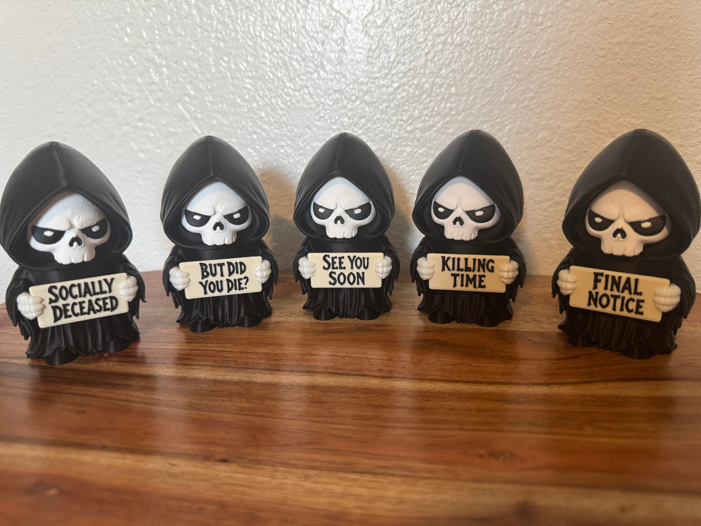 AWA Grim - Funny Grim Reaper Desk Buddy | Holidays with Attitude | 3D Printed