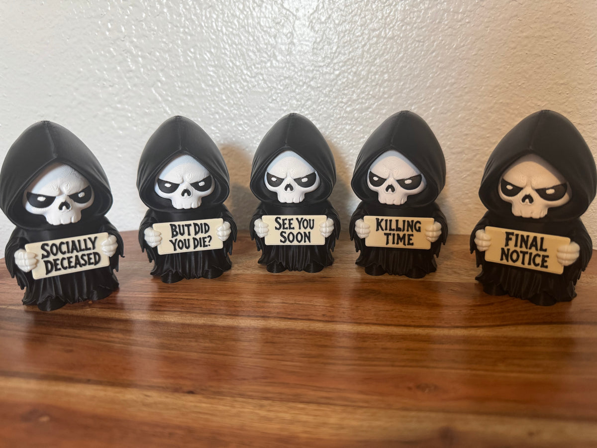 AWA Grim - Funny Grim Reaper Desk Buddy | Holidays with Attitude | 3D Printed