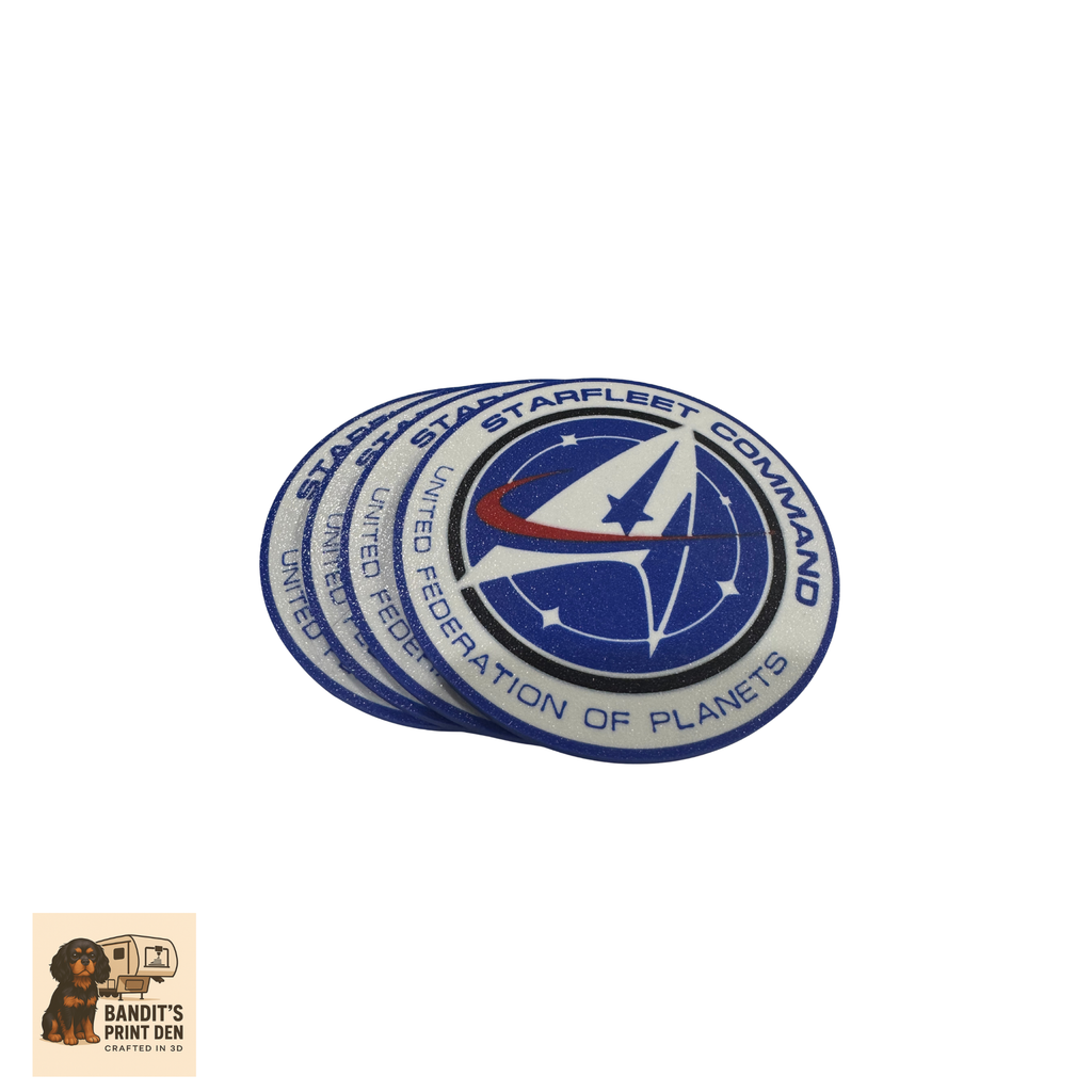 Star Trek Themed Starfleet Coasters