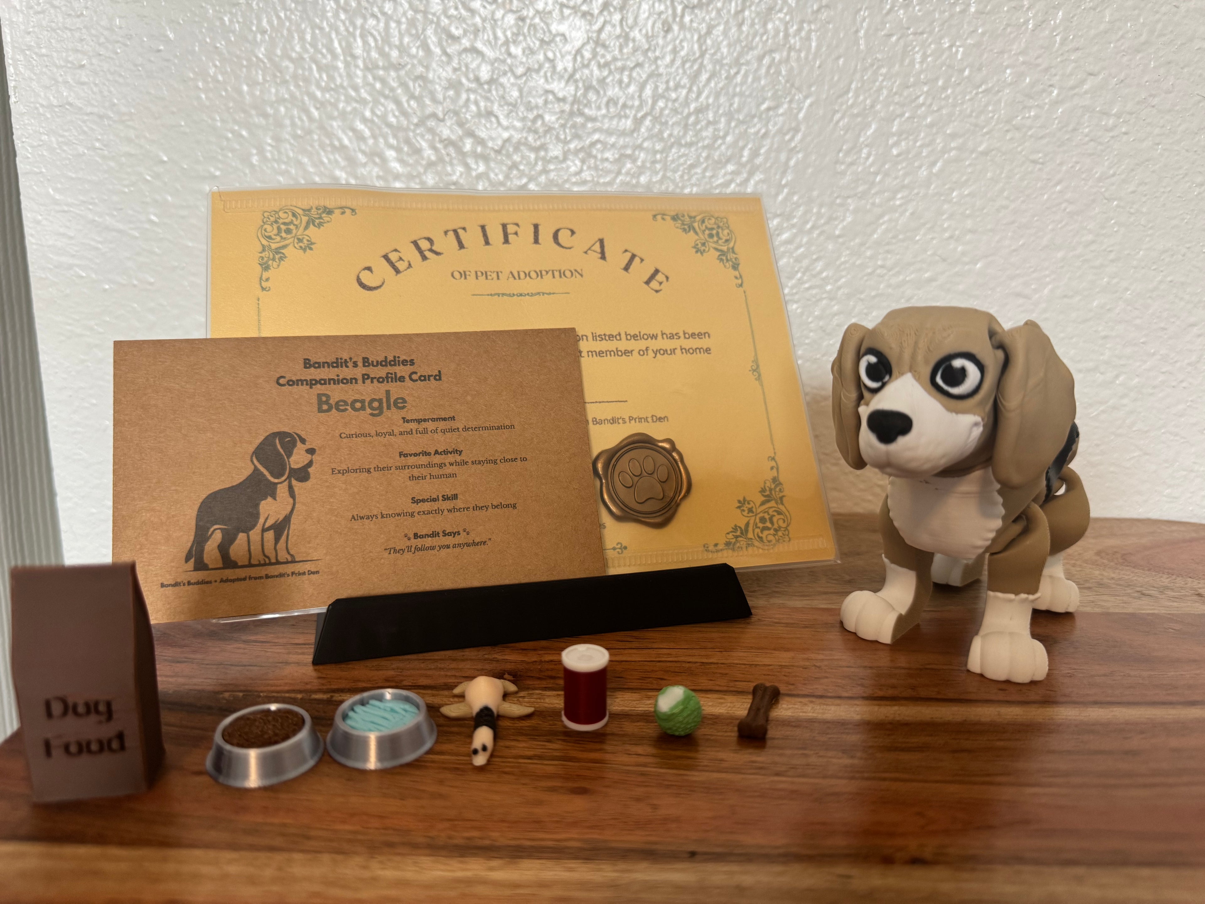Bandit’s Buddies – Adopt Your Fully Articulated Companion
