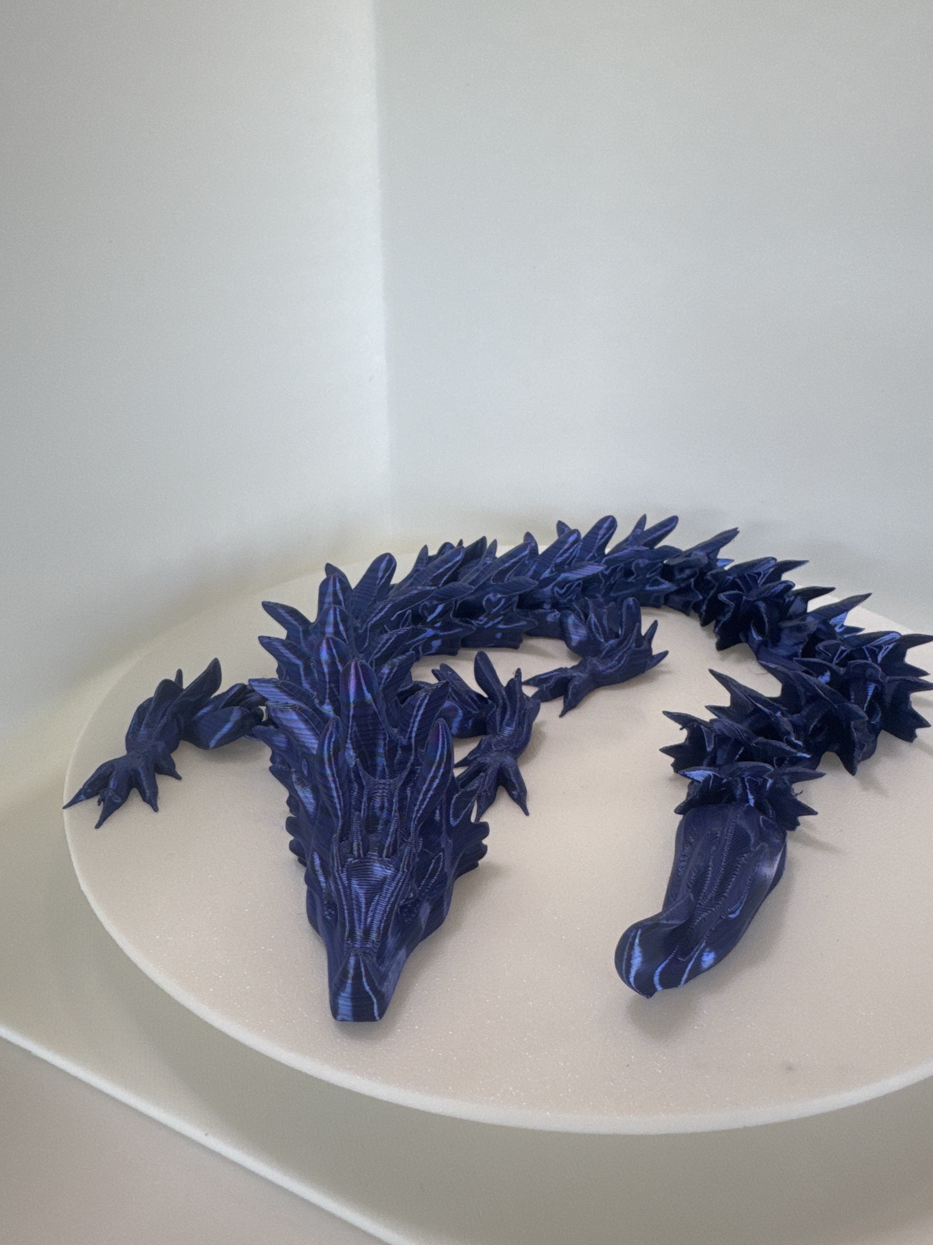 Water Dragon – Articulated 3D Printed Dragon | Poseable Fantasy Creature | Flexible Fidget Toy | Unique Dragon Gift