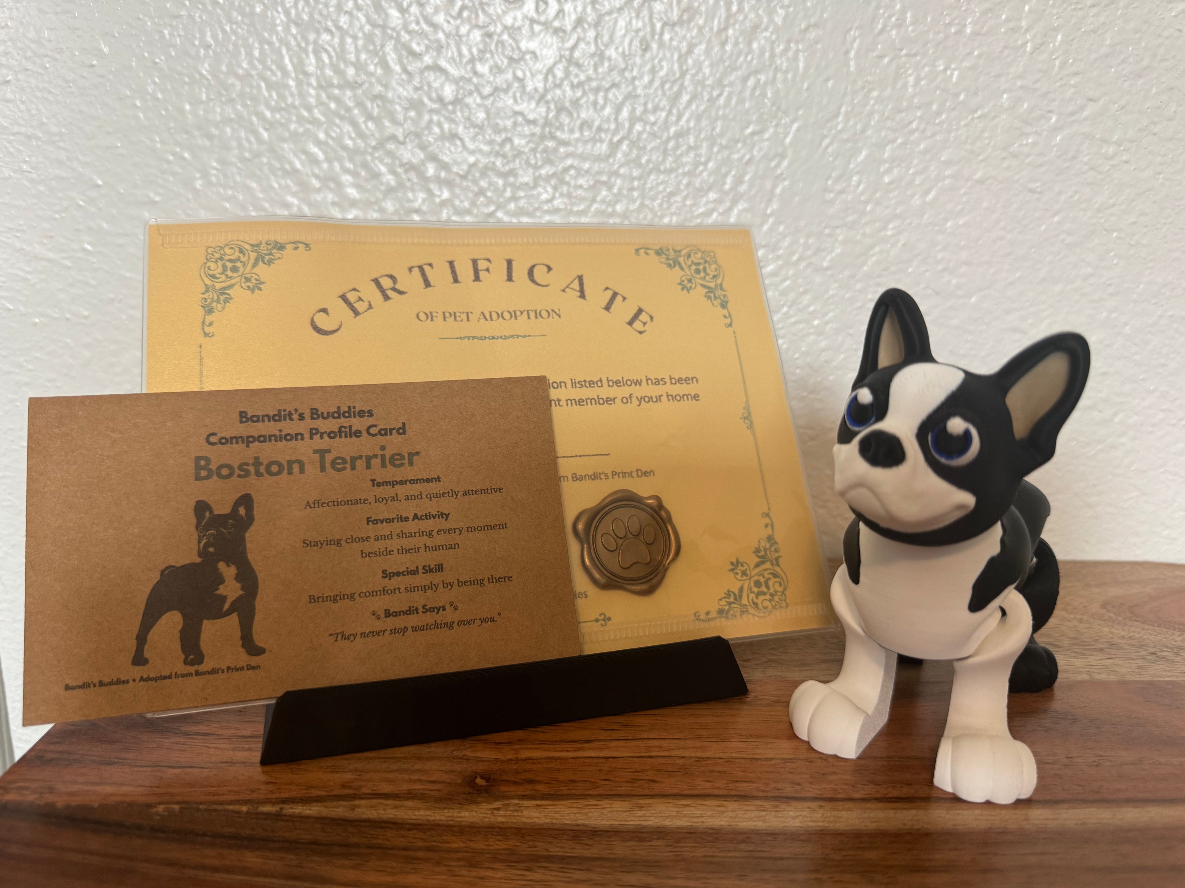 Bandit’s Buddies – Adopt Your Fully Articulated Companion
