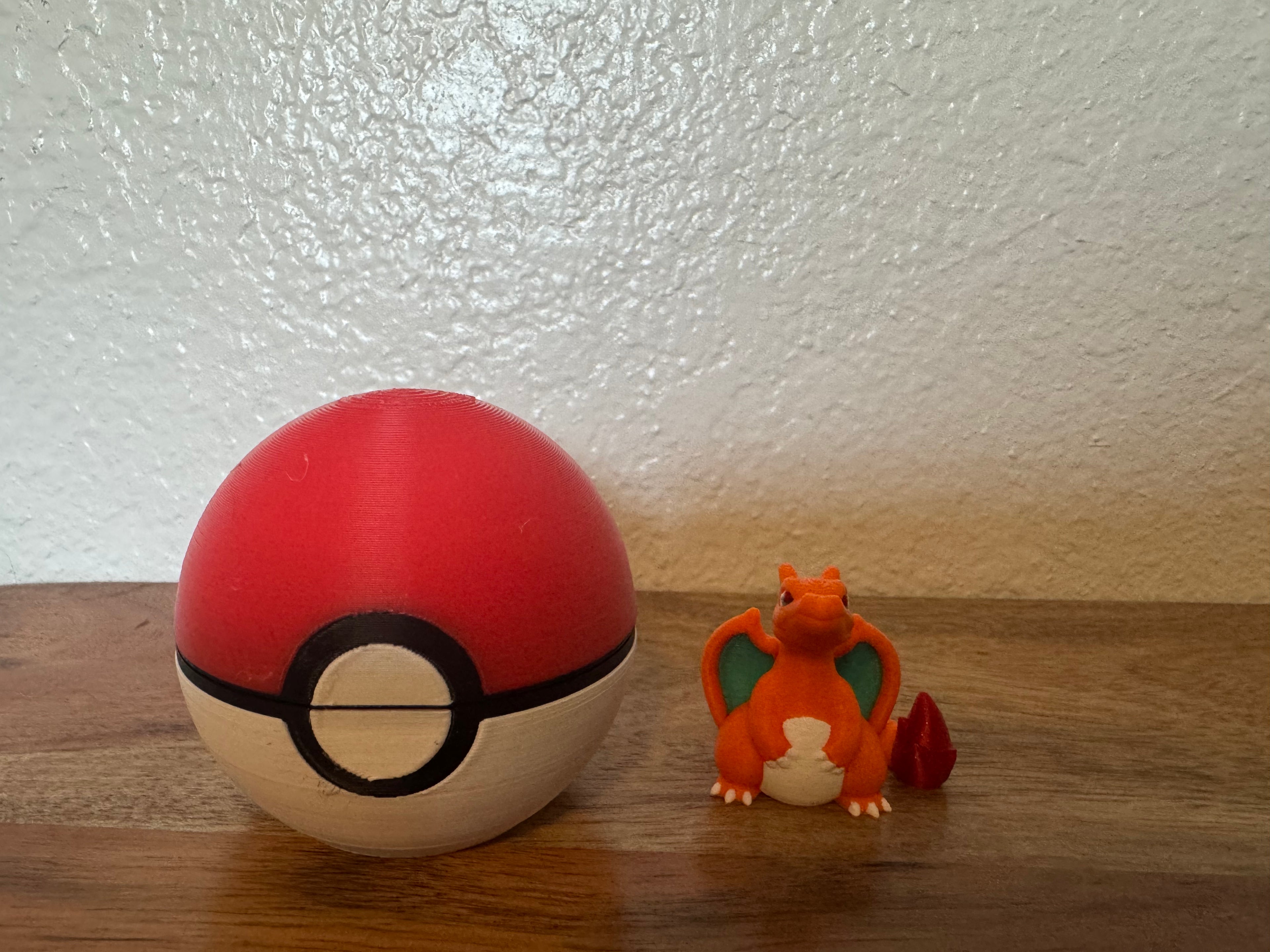 Poké Mini Figure + Ball Holder | Japanese Anime Fan Art