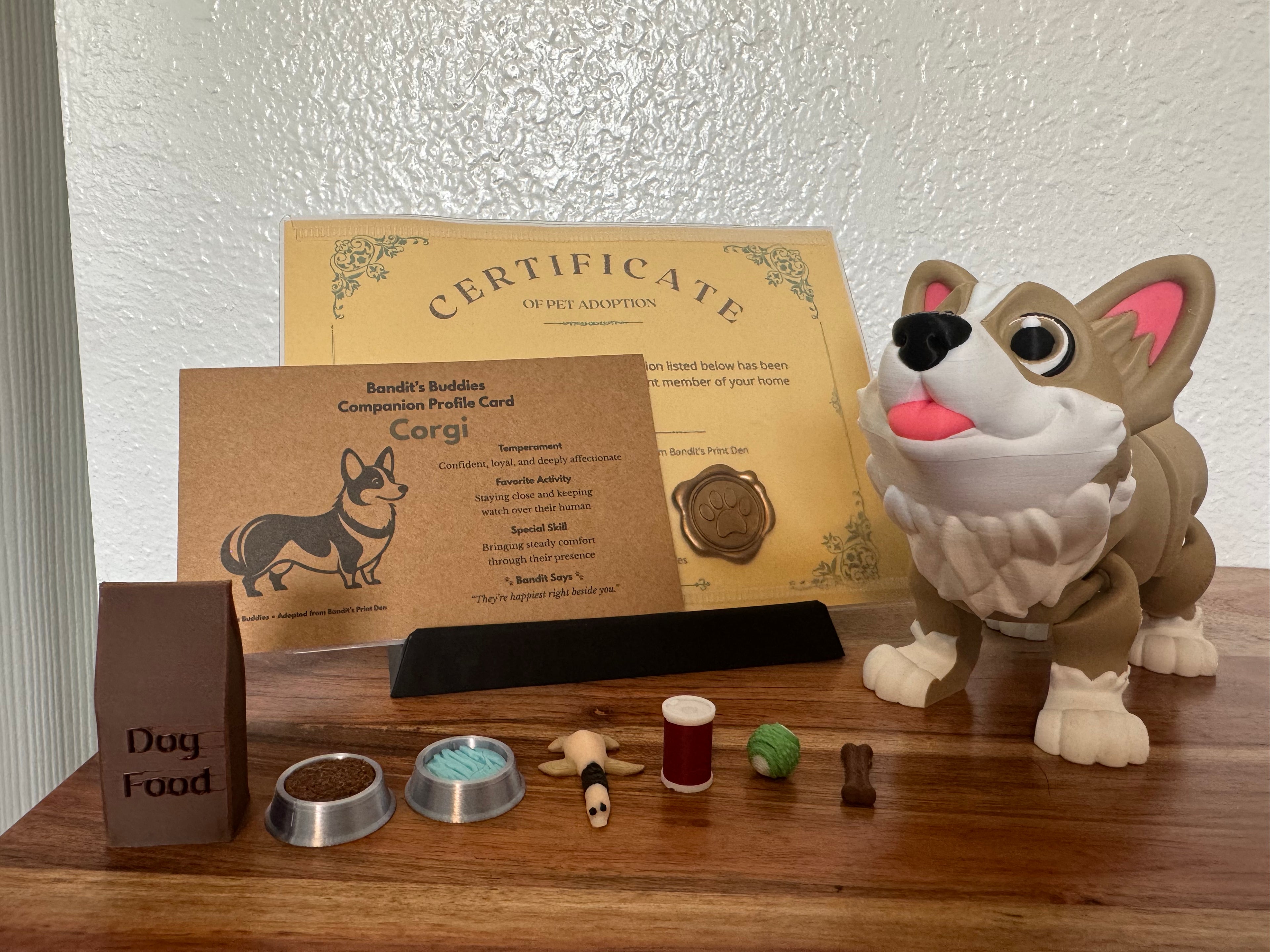 Bandit’s Buddies – Adopt Your Fully Articulated Companion