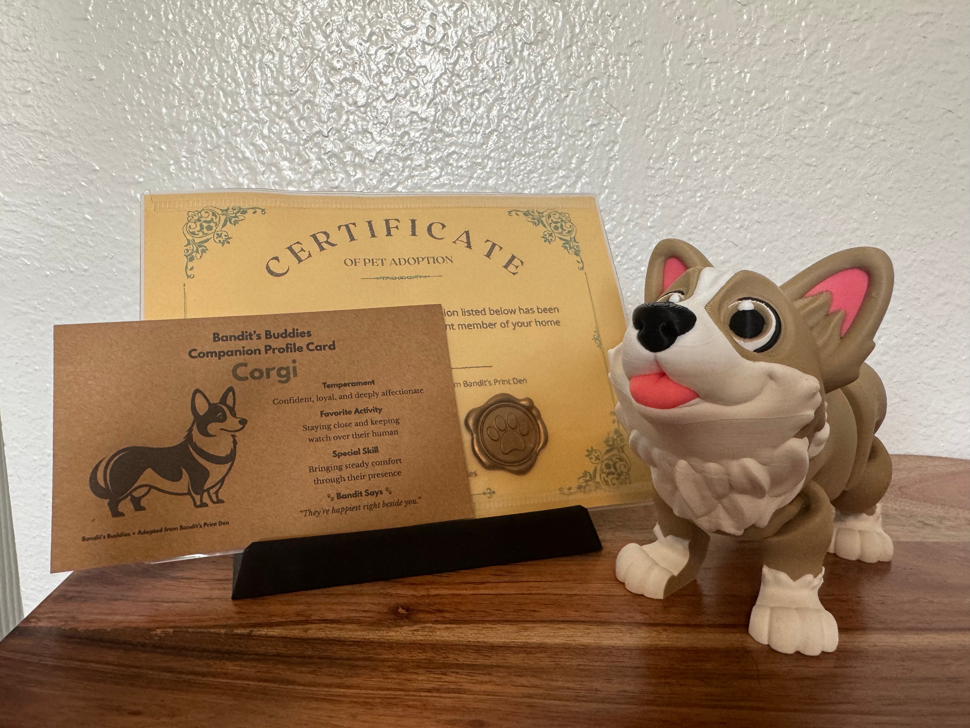 Bandit’s Buddies – Adopt Your Fully Articulated Companion