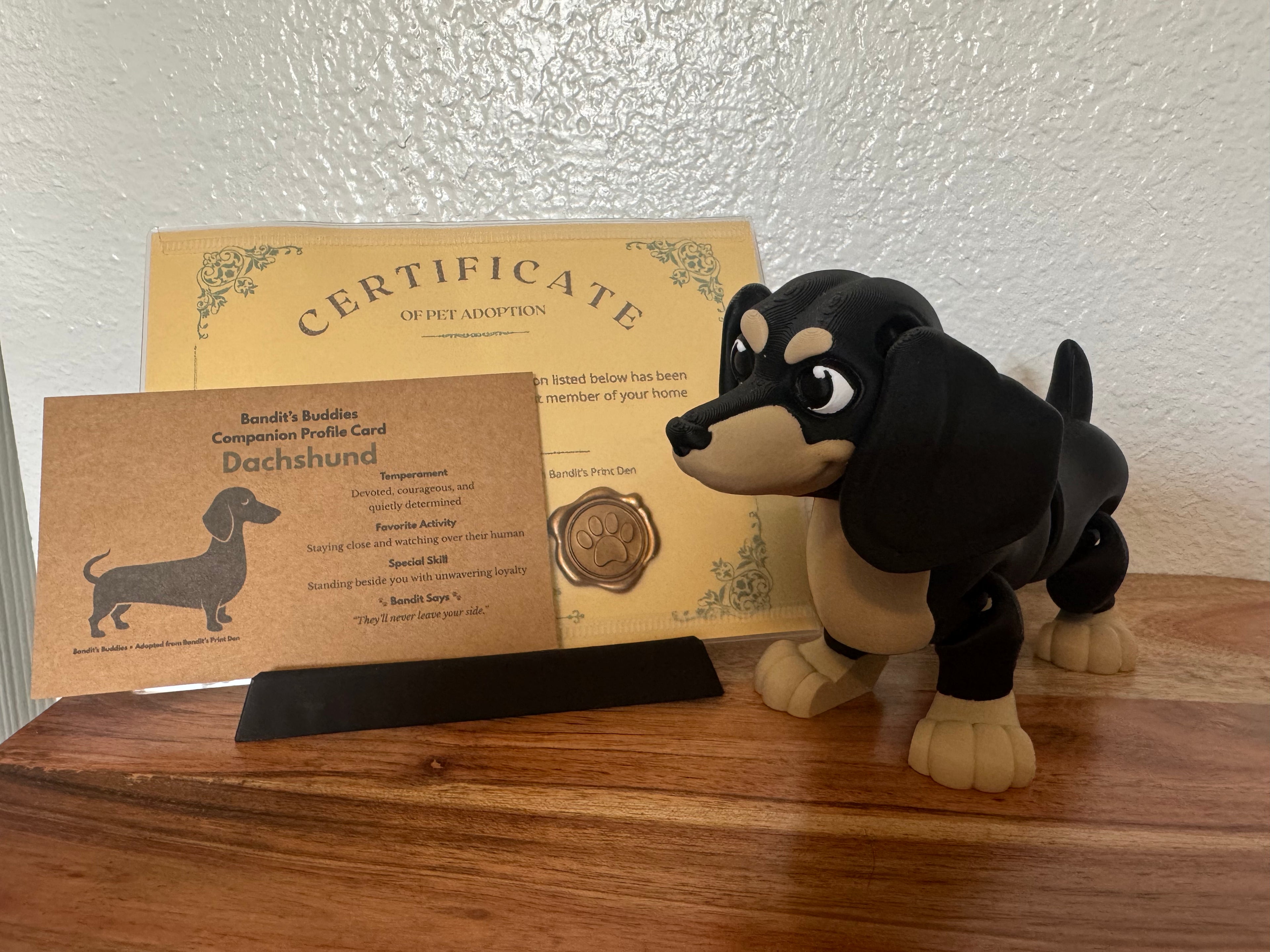 Bandit’s Buddies – Adopt Your Fully Articulated Companion