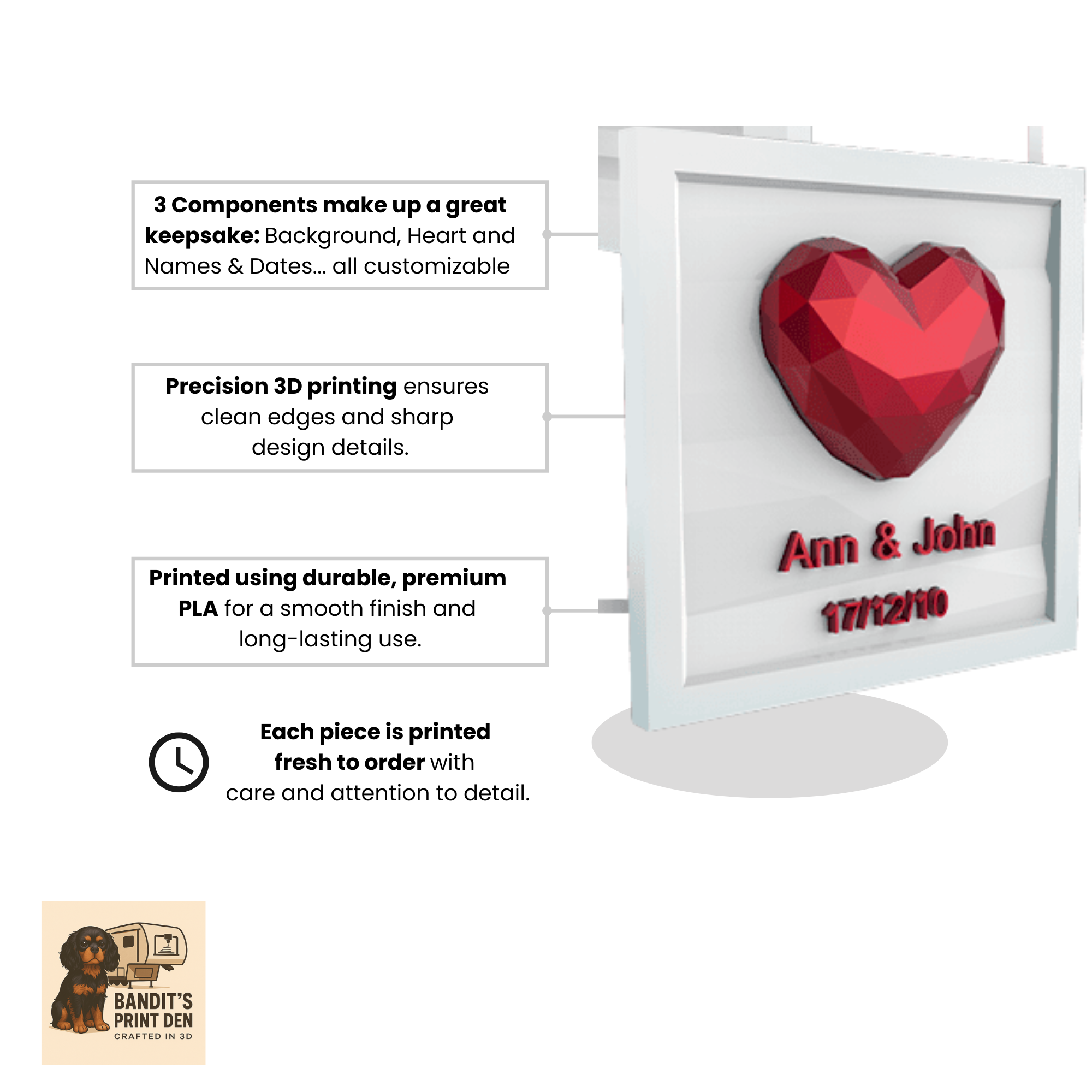Custom Couples Keepsake Sign – Fully Personalized