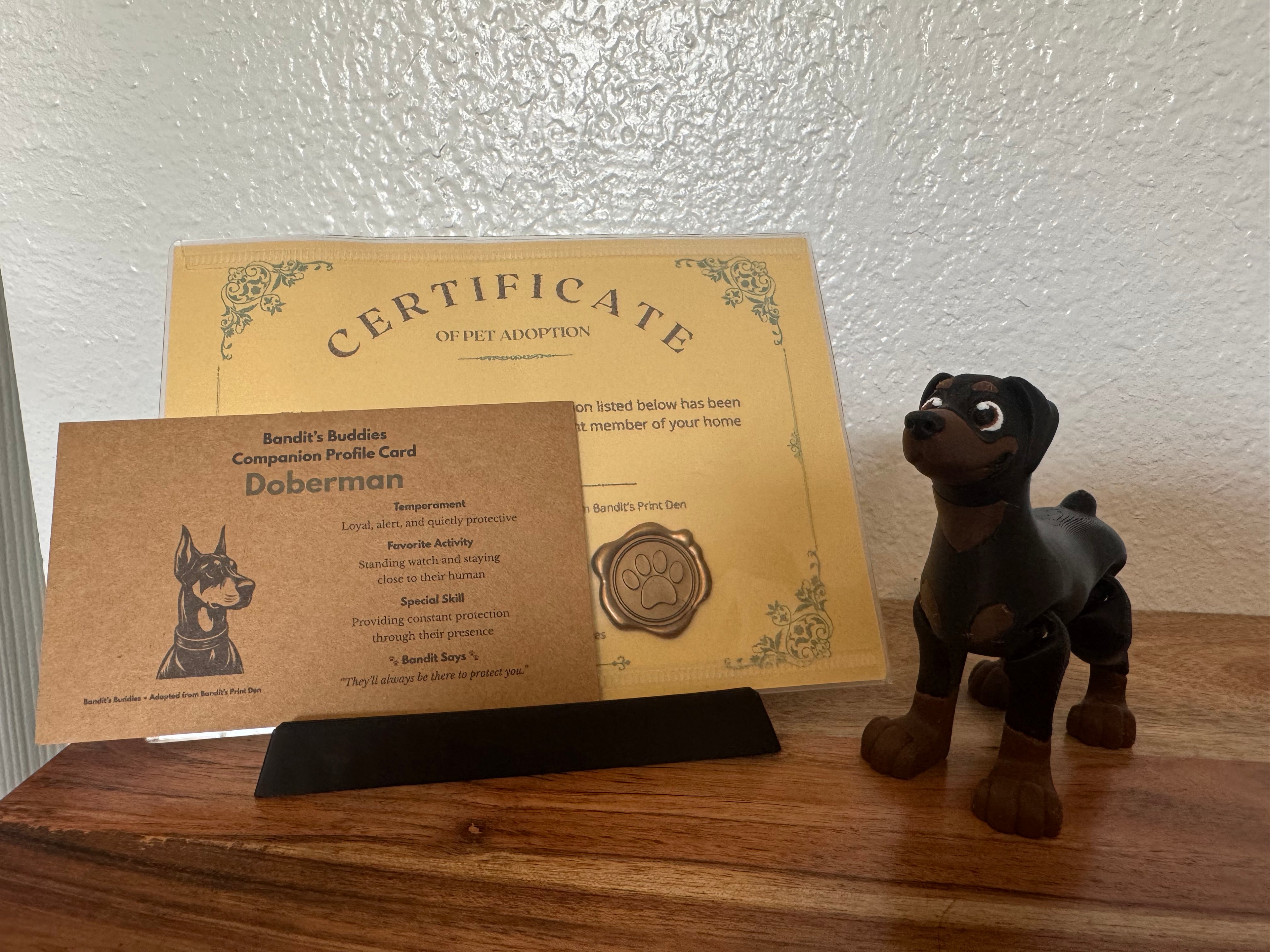 Bandit’s Buddies – Adopt Your Fully Articulated Companion