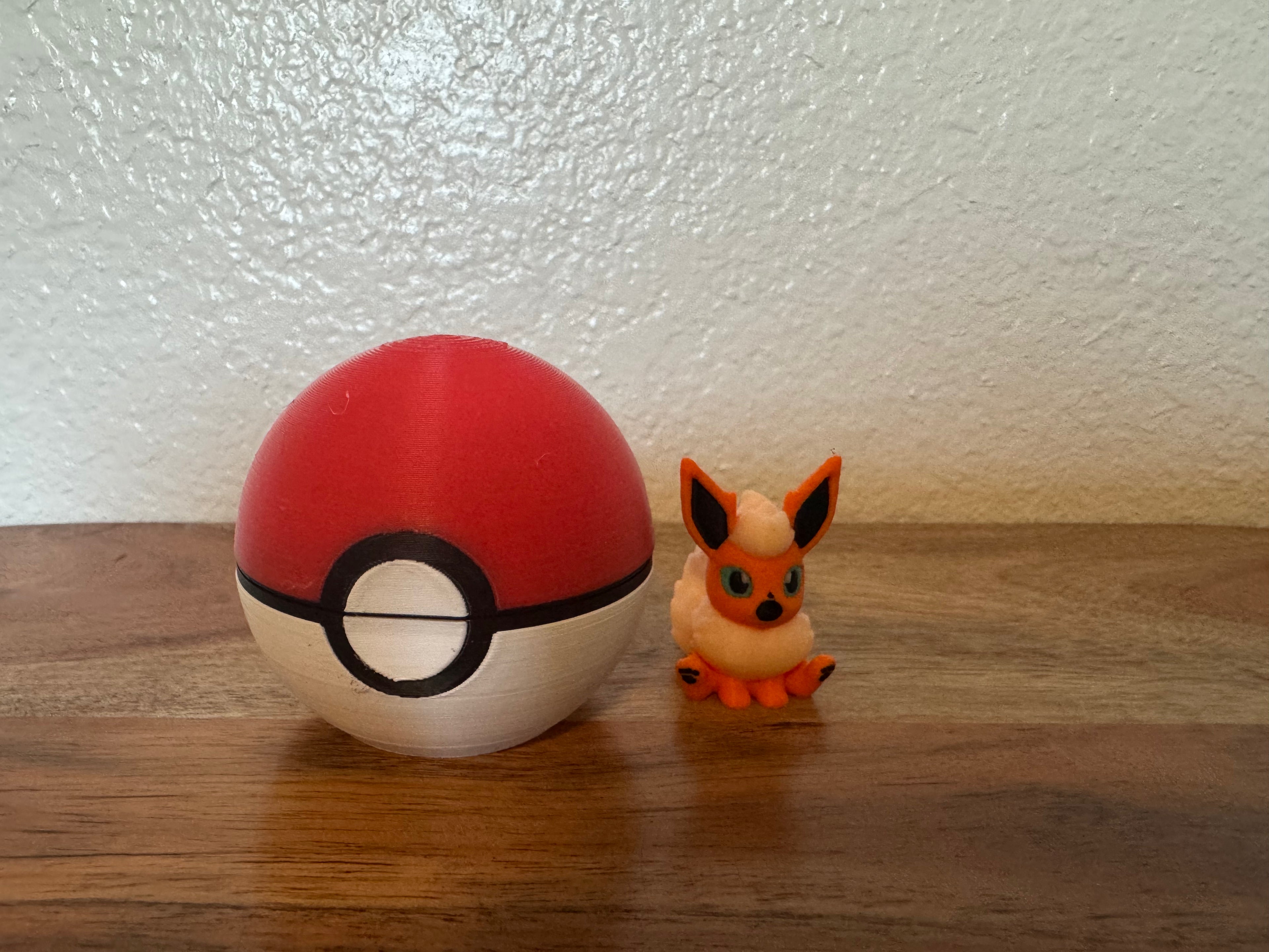 Poké Mini Figure + Ball Holder | Japanese Anime Fan Art