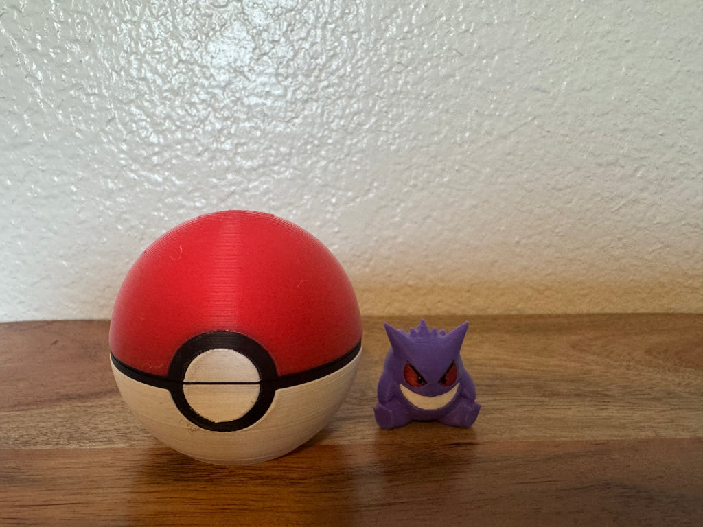 Poké Mini Figure + Ball Holder | Japanese Anime Fan Art