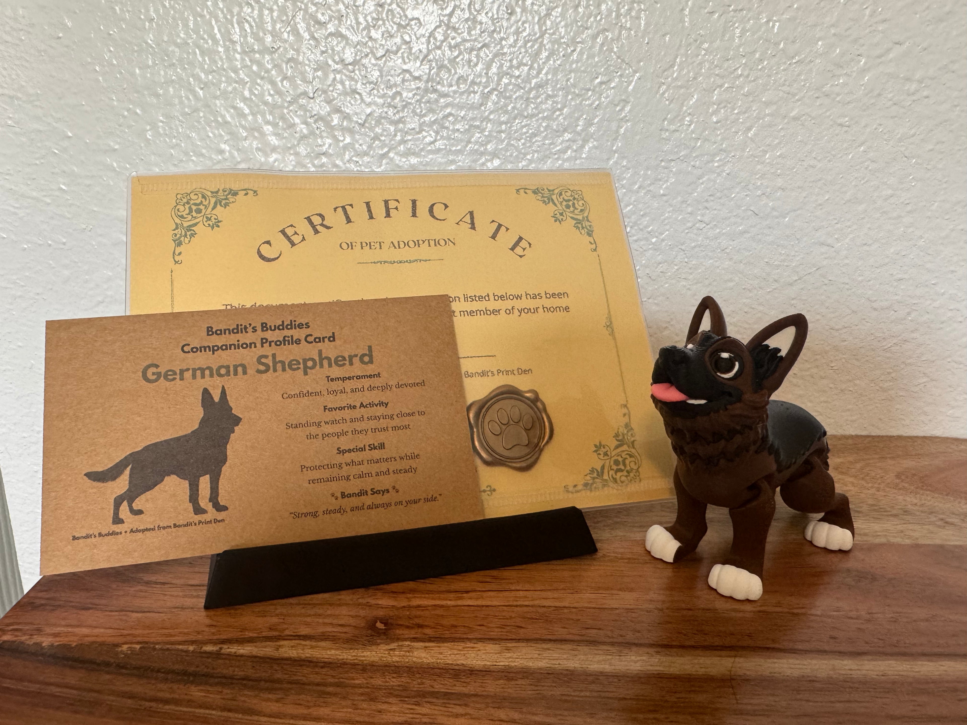 Bandit’s Buddies – Adopt Your Fully Articulated Companion