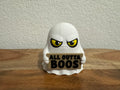 Funny Ghost Desk Buddy | Holidays with Attitude | 3D Printed Ghost with Interchangeable Sign