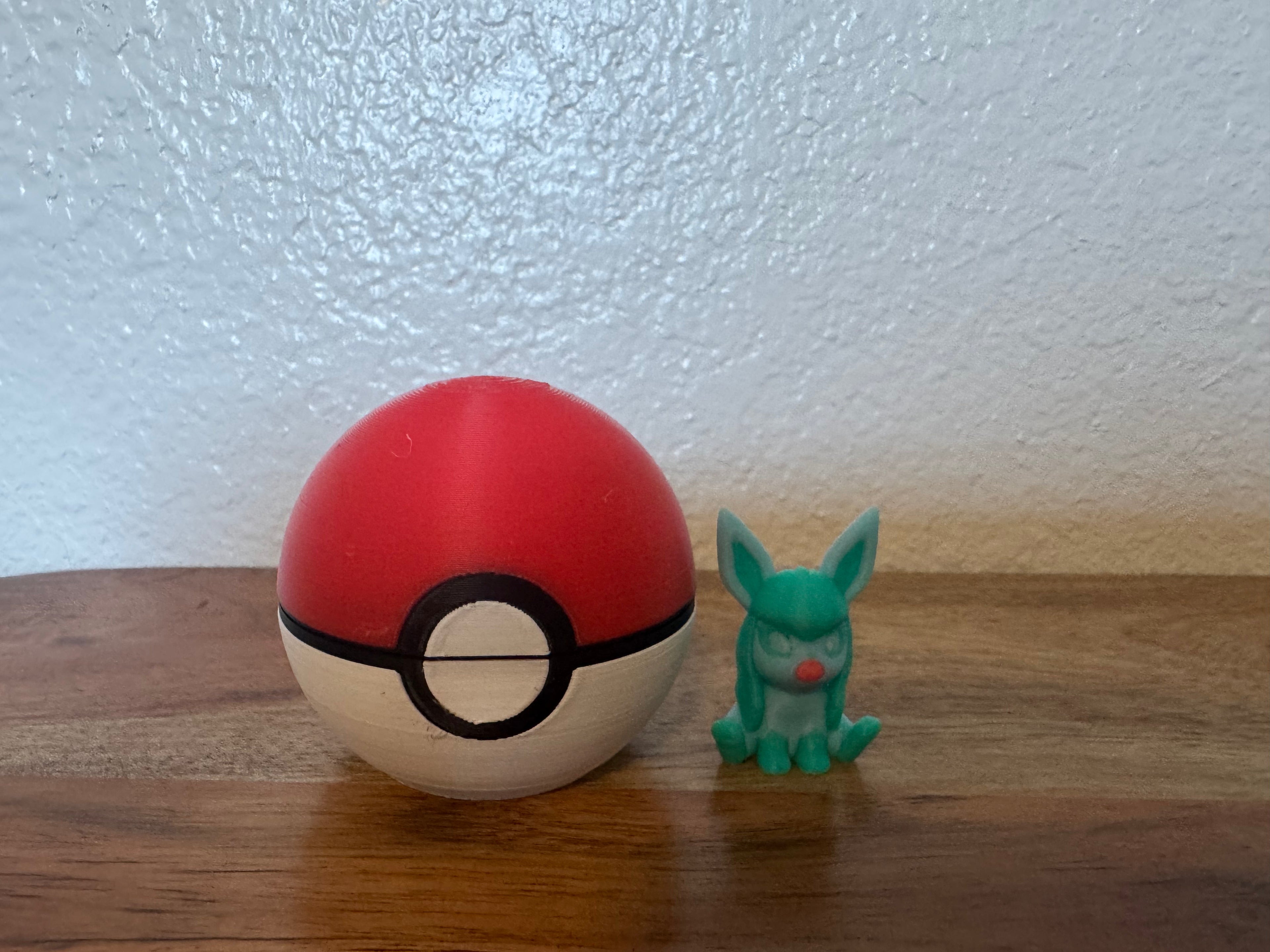 Poké Mini Figure + Ball Holder | Japanese Anime Fan Art