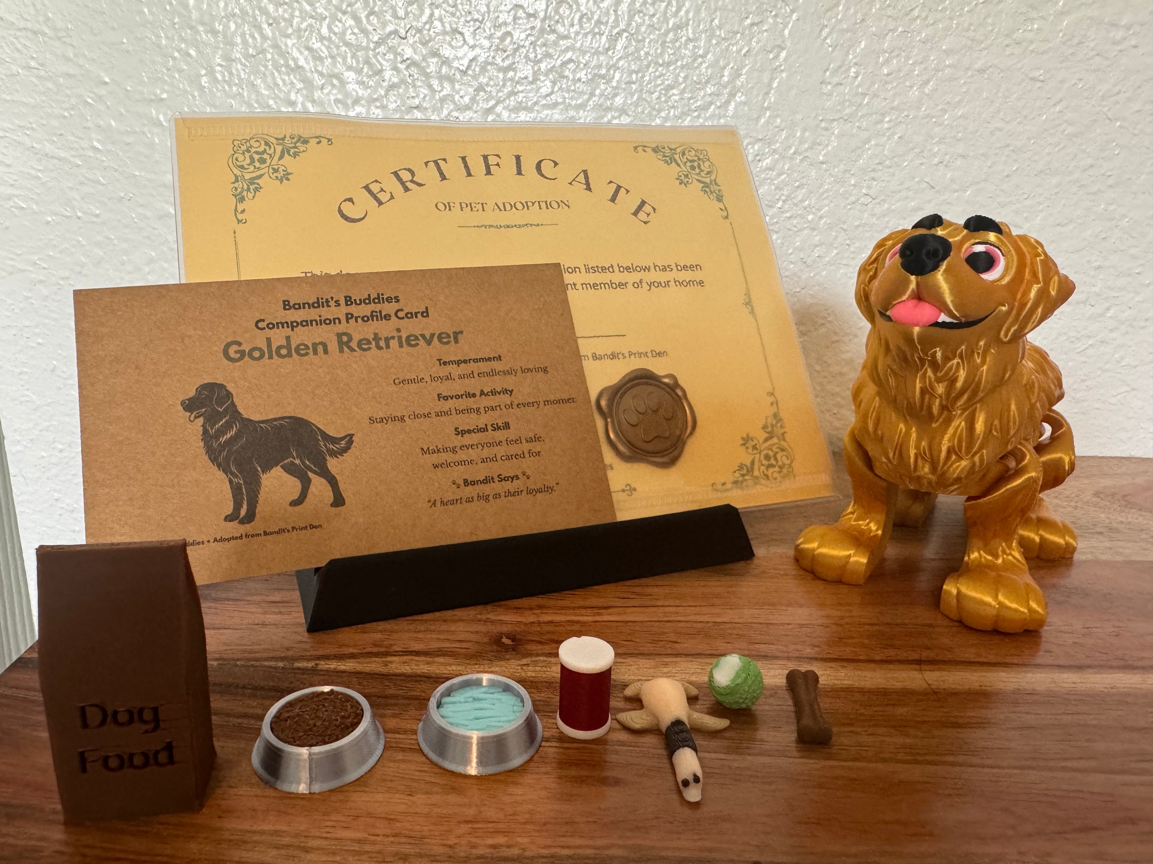 Bandit’s Buddies – Adopt Your Fully Articulated Companion