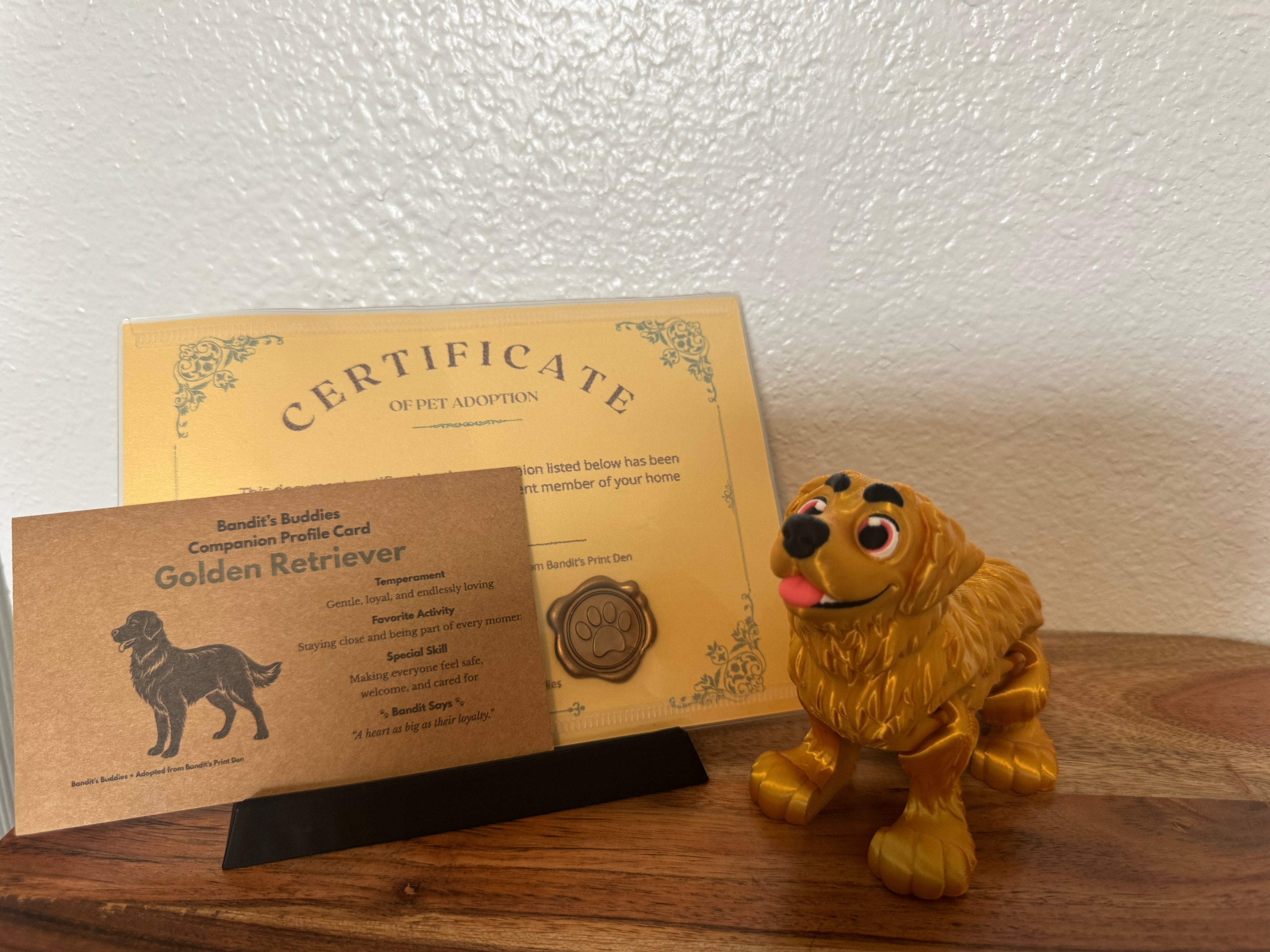 Bandit’s Buddies – Adopt Your Fully Articulated Companion