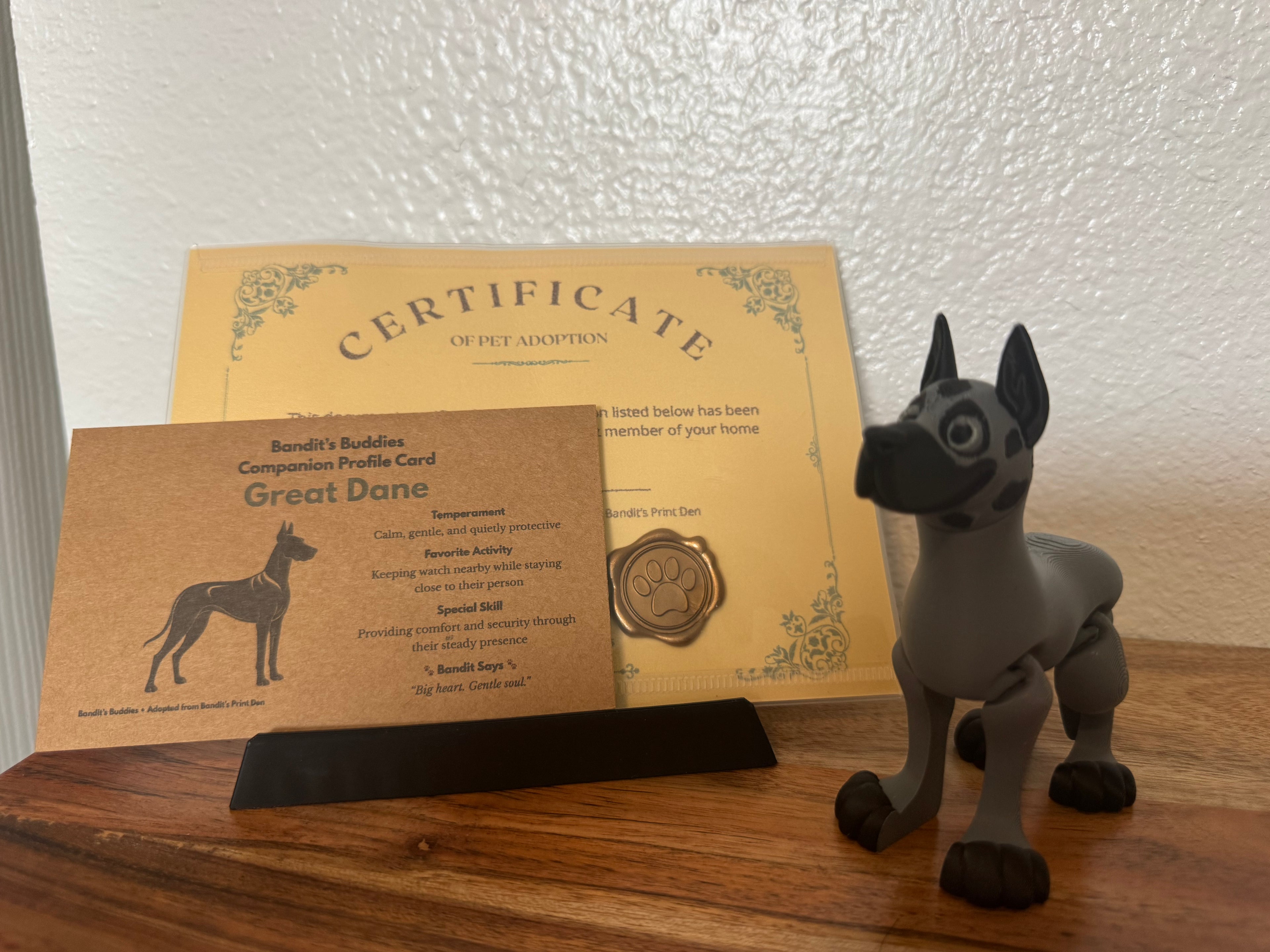 Bandit’s Buddies – Adopt Your Fully Articulated Companion