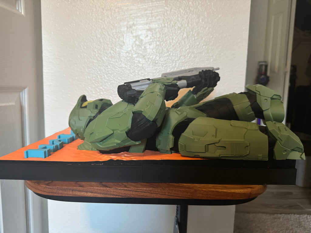 Halo 3 Master Chief 3D Wall Display | 12x18 Gaming Fan Art