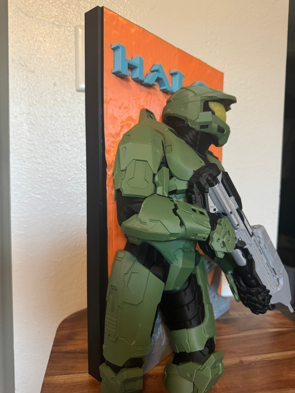 Halo 3 Master Chief 3D Wall Display | 12x18 Gaming Fan Art