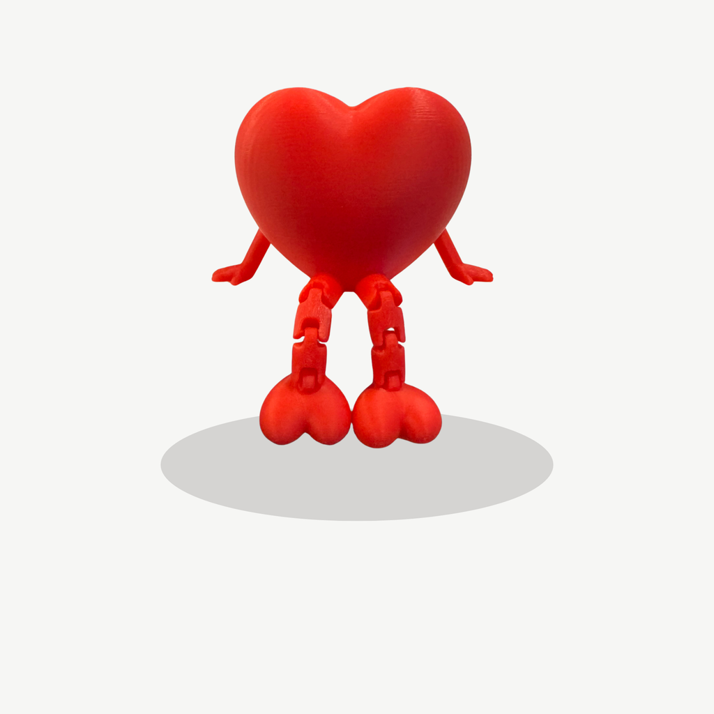 Heart On A Shelf – 3D Printed Shelf Sitter Figurine