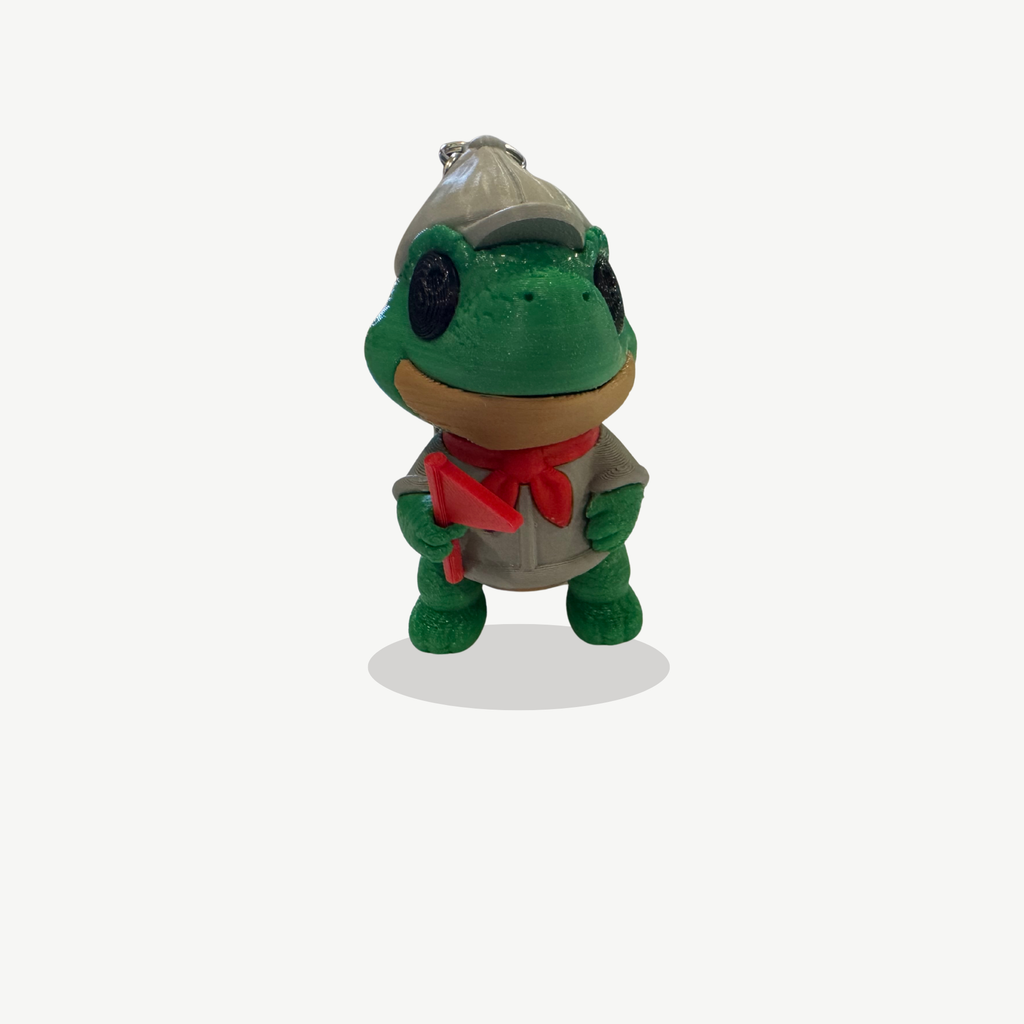 Boy Scout Dino (Dino the Explorer) Keychain / Bag Clip