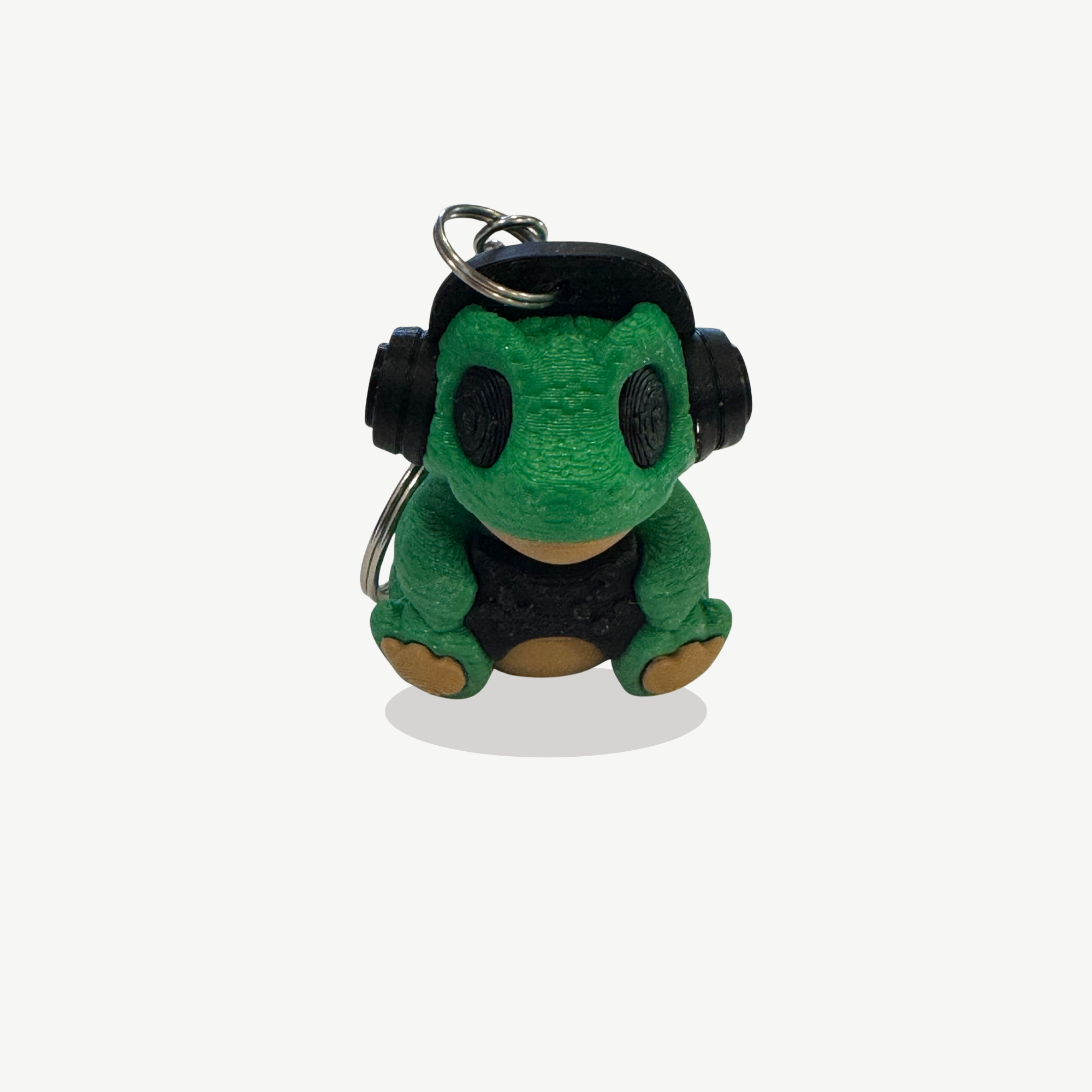 Gamer Dino Keychain / Backpack Clip