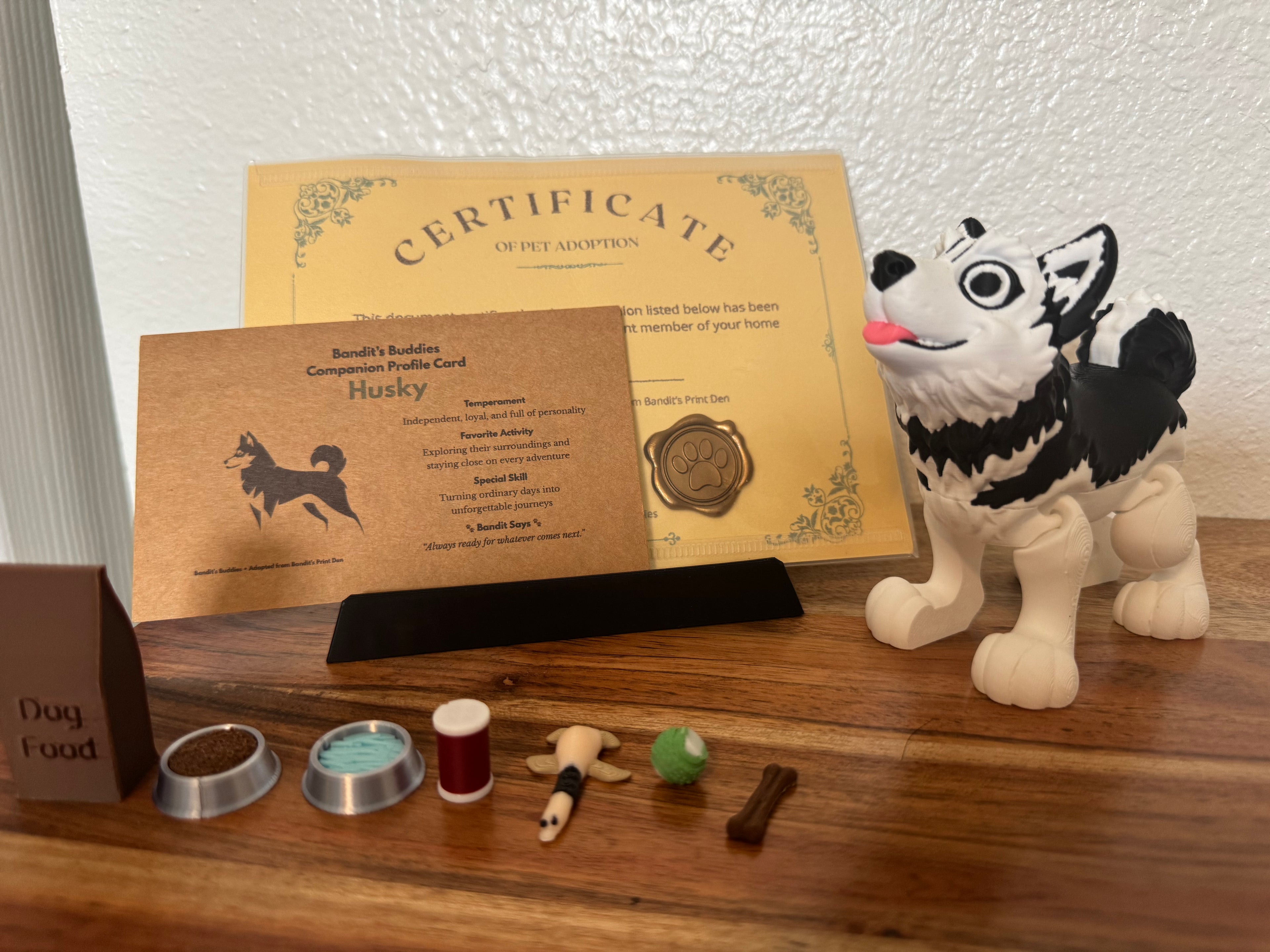 Bandit’s Buddies – Adopt Your Fully Articulated Companion