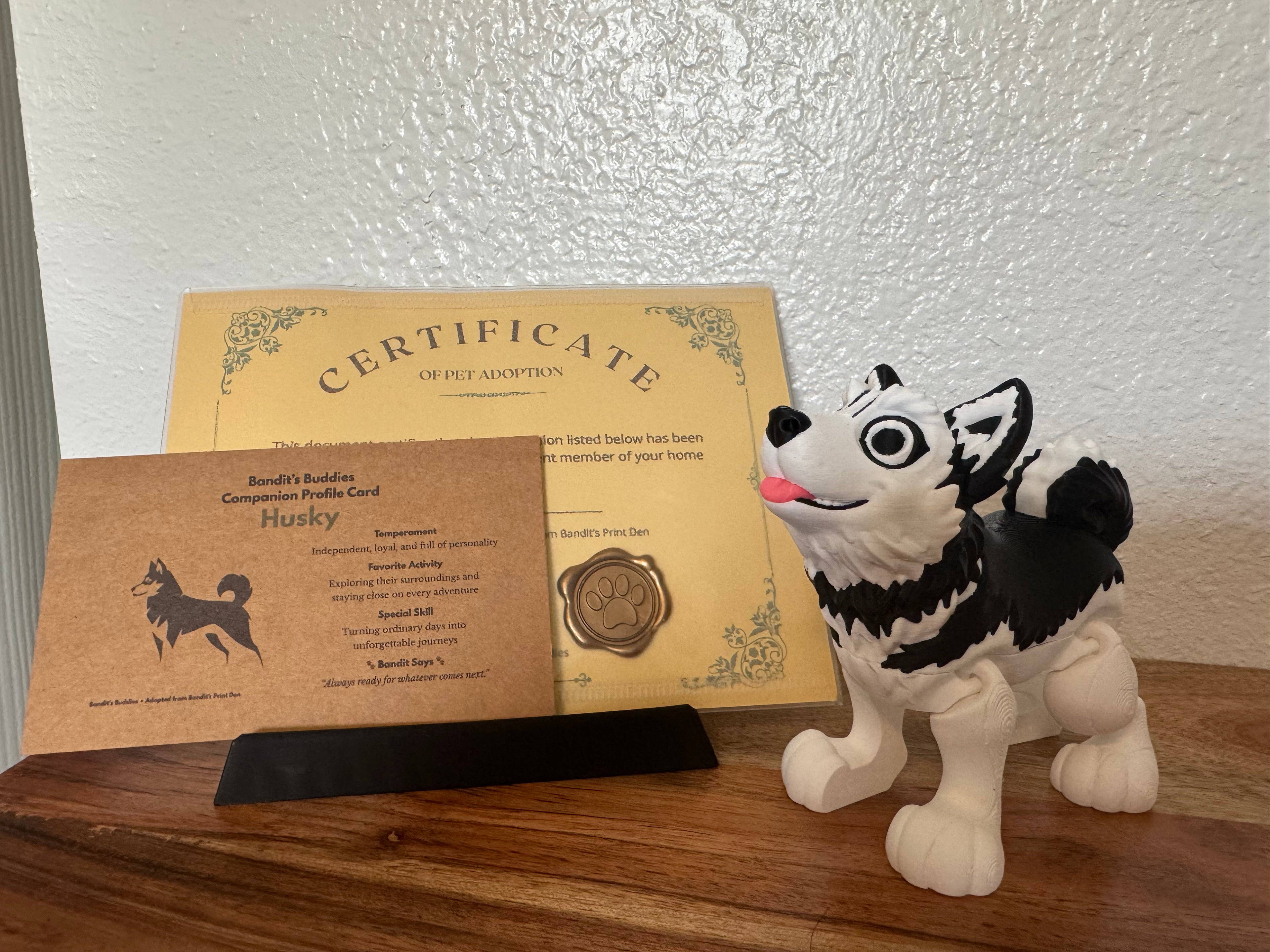 Bandit’s Buddies – Adopt Your Fully Articulated Companion