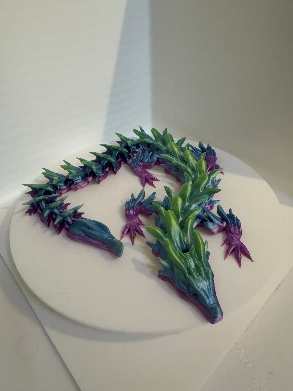 Water Dragon – Articulated 3D Printed Dragon | Poseable Fantasy Creature | Flexible Fidget Toy | Unique Dragon Gift