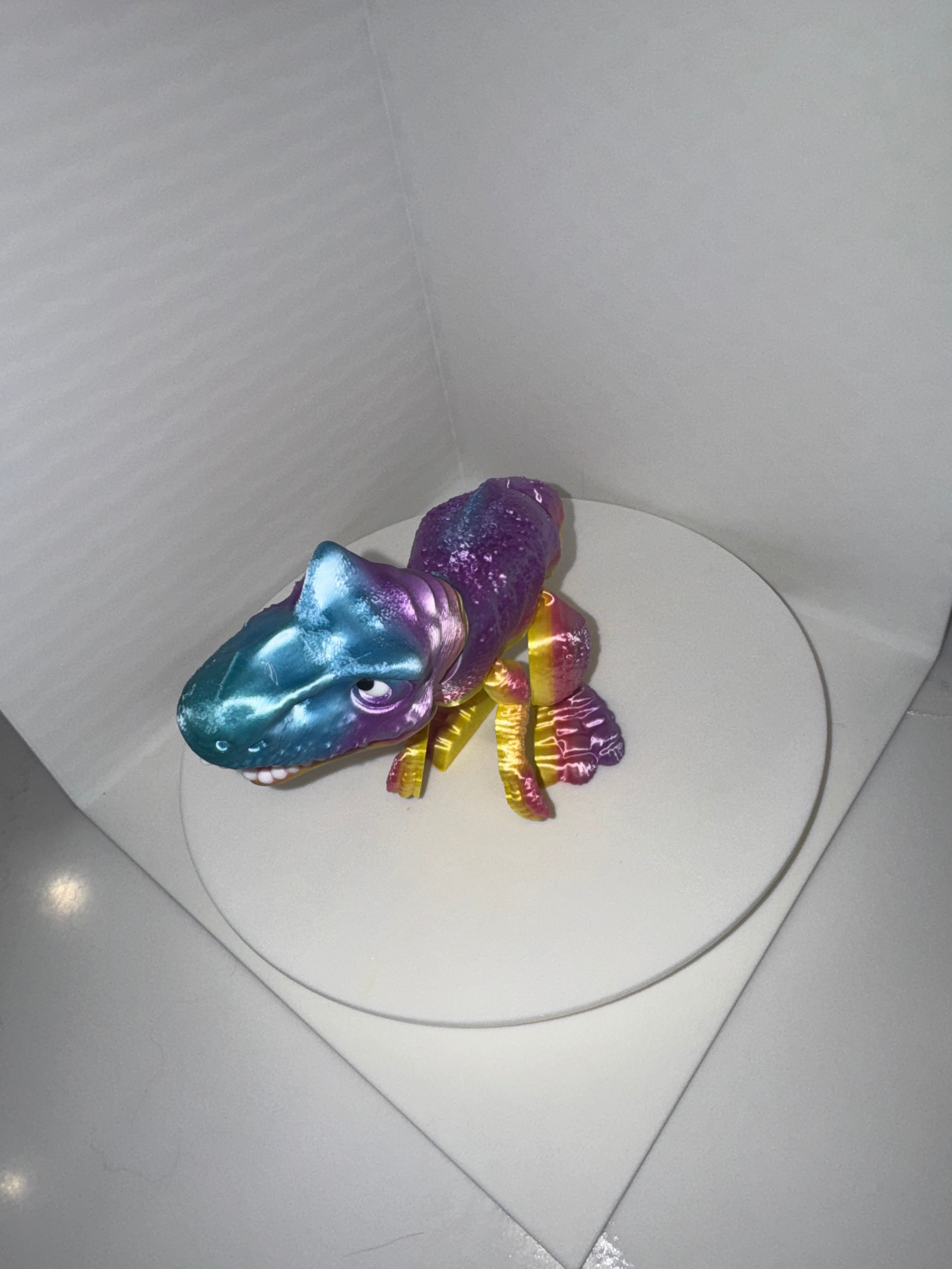 Flexi T-Rex Dinosaur – Articulated 3D Printed Model | Poseable Dino Toy | Movable Jaw | Desk Display | Collector Gift