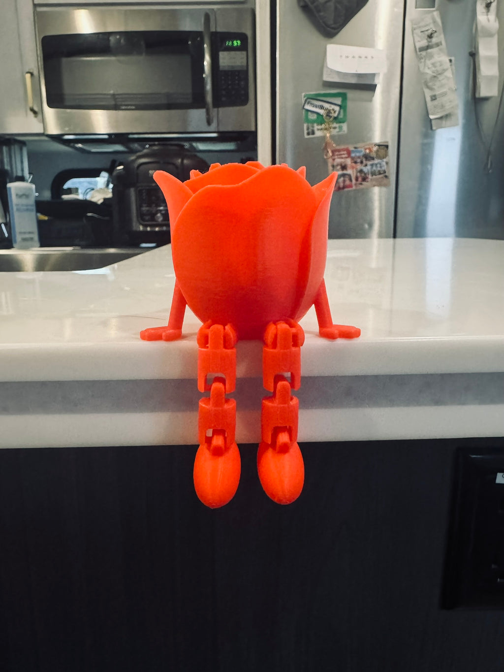 Rose On A Shelf – 3D Printed Shelf Sitter Figurine