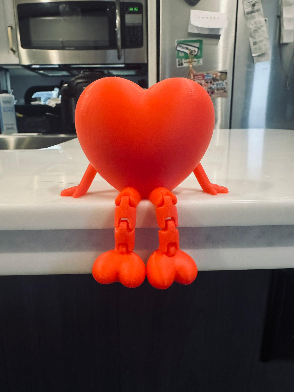 Heart On A Shelf – 3D Printed Shelf Sitter Figurine