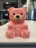 Floral Bear – 3D Printed Rose Teddy Gift