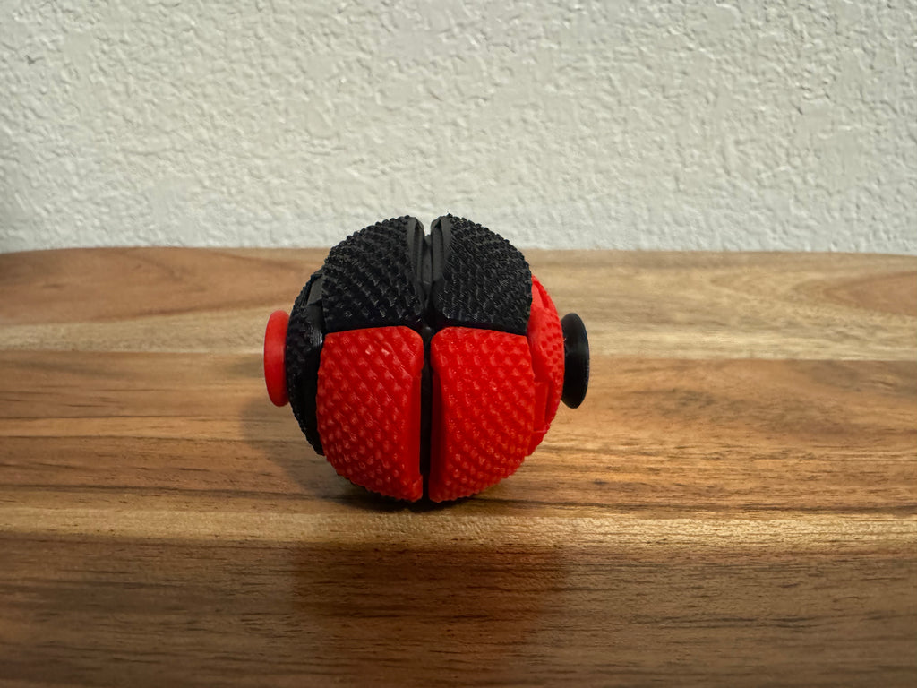 SquishSpin 2" Textured Sensory Fidget Spinner | Bandit’s Print Den