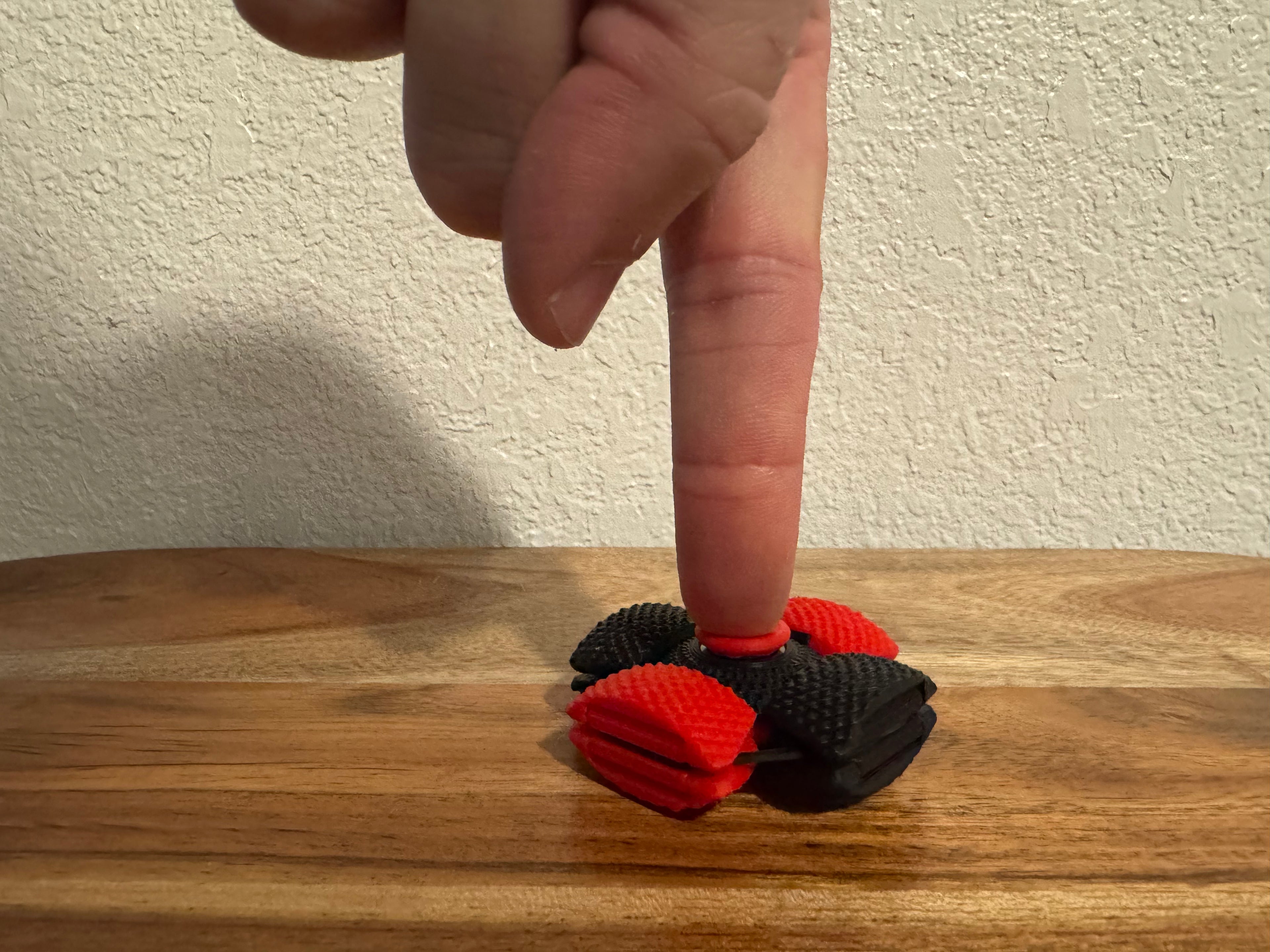 SquishSpin 2" Textured Sensory Fidget Spinner | Bandit’s Print Den