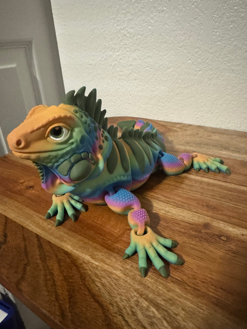 Fully Articulated Iguana – 12" 3D Printed Flexi Reptile