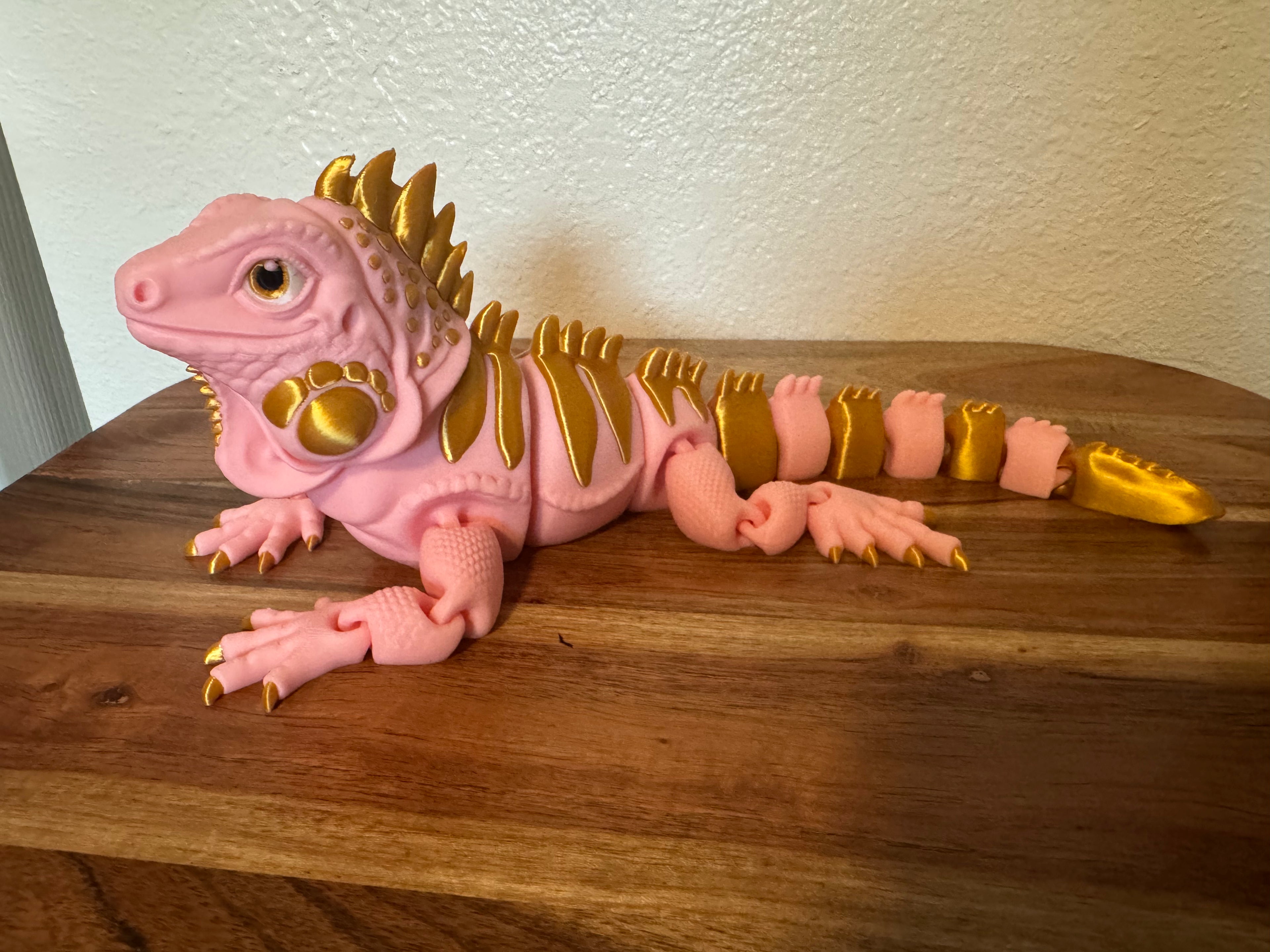 Fully Articulated Iguana – 12" 3D Printed Flexi Reptile