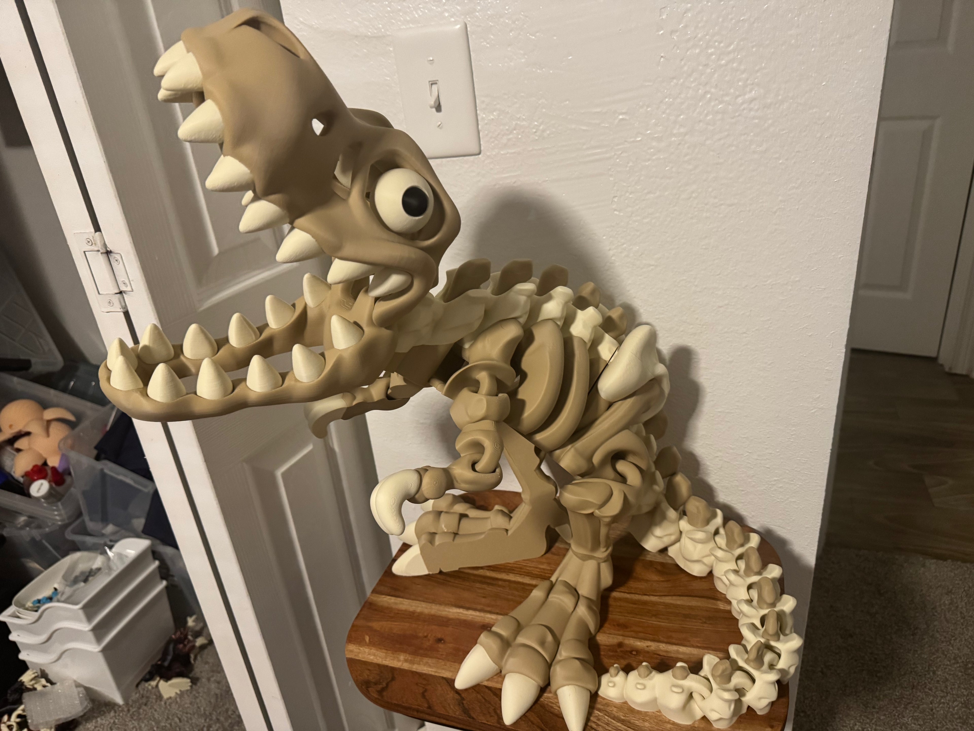 XXL Flexi T-Rex Skeleton | 36" 3D Printed Articulated Dinosaur