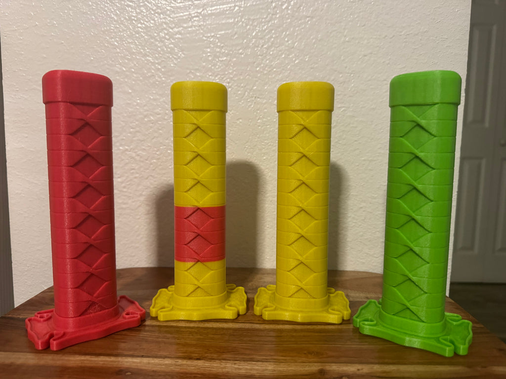 Glow-in-the-Dark Retractable Katana Toy – 27" 3D Printed Sword