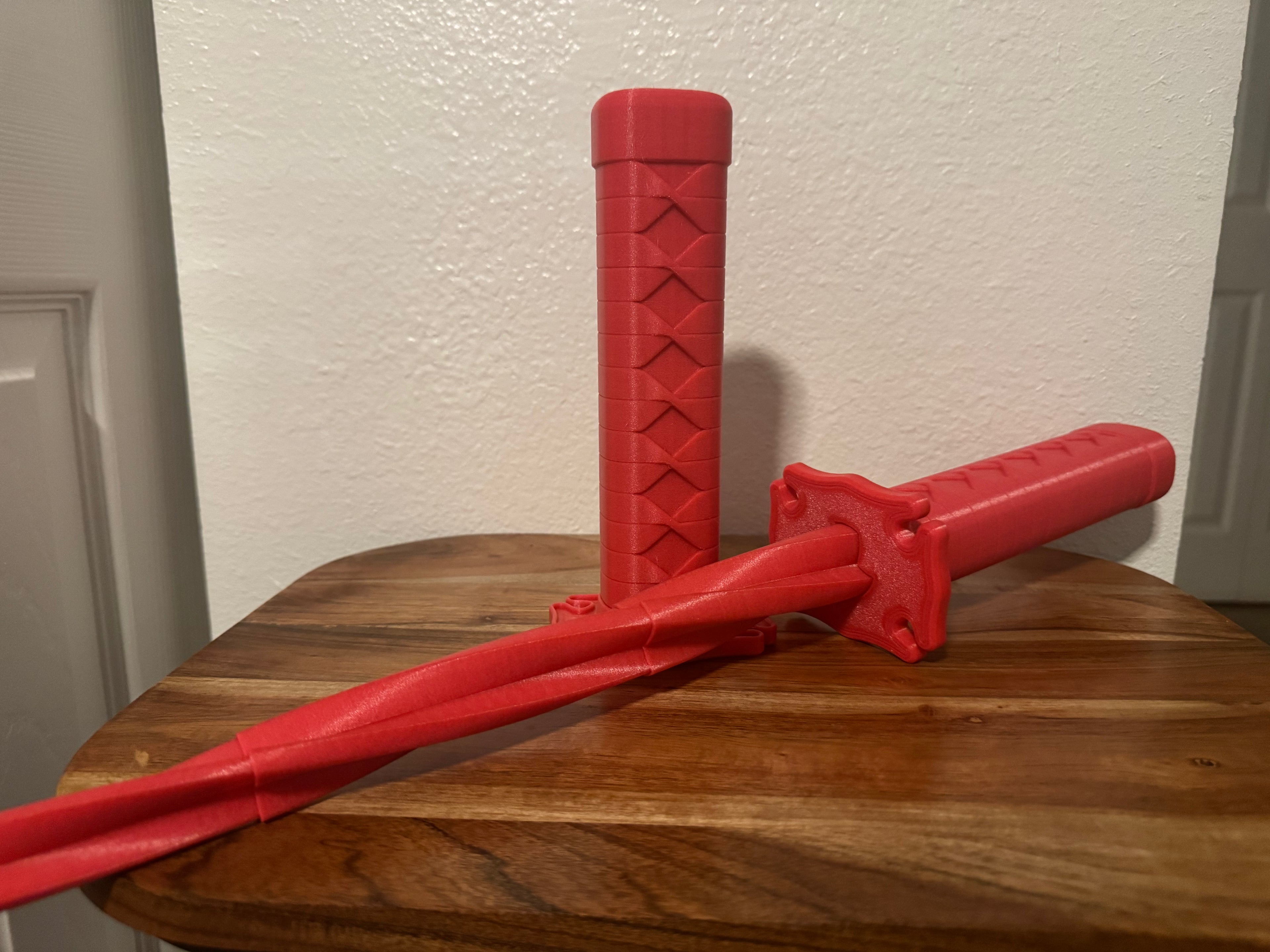 Glow-in-the-Dark Retractable Katana Toy – 27" 3D Printed Sword